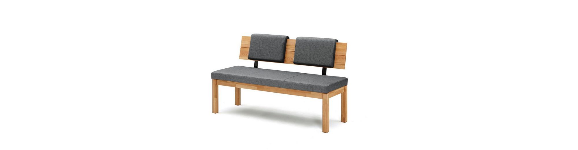 58 aufm Kessel Sitzbank »Küchenbank mit Rückenlehne Damita 130 x 55 x