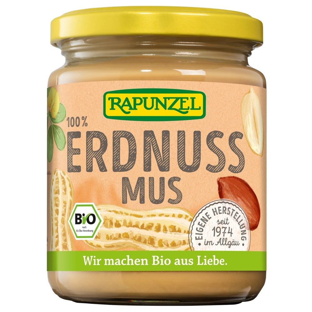 Rapunzel Nussaufstrich Erdnussmus fein 250g