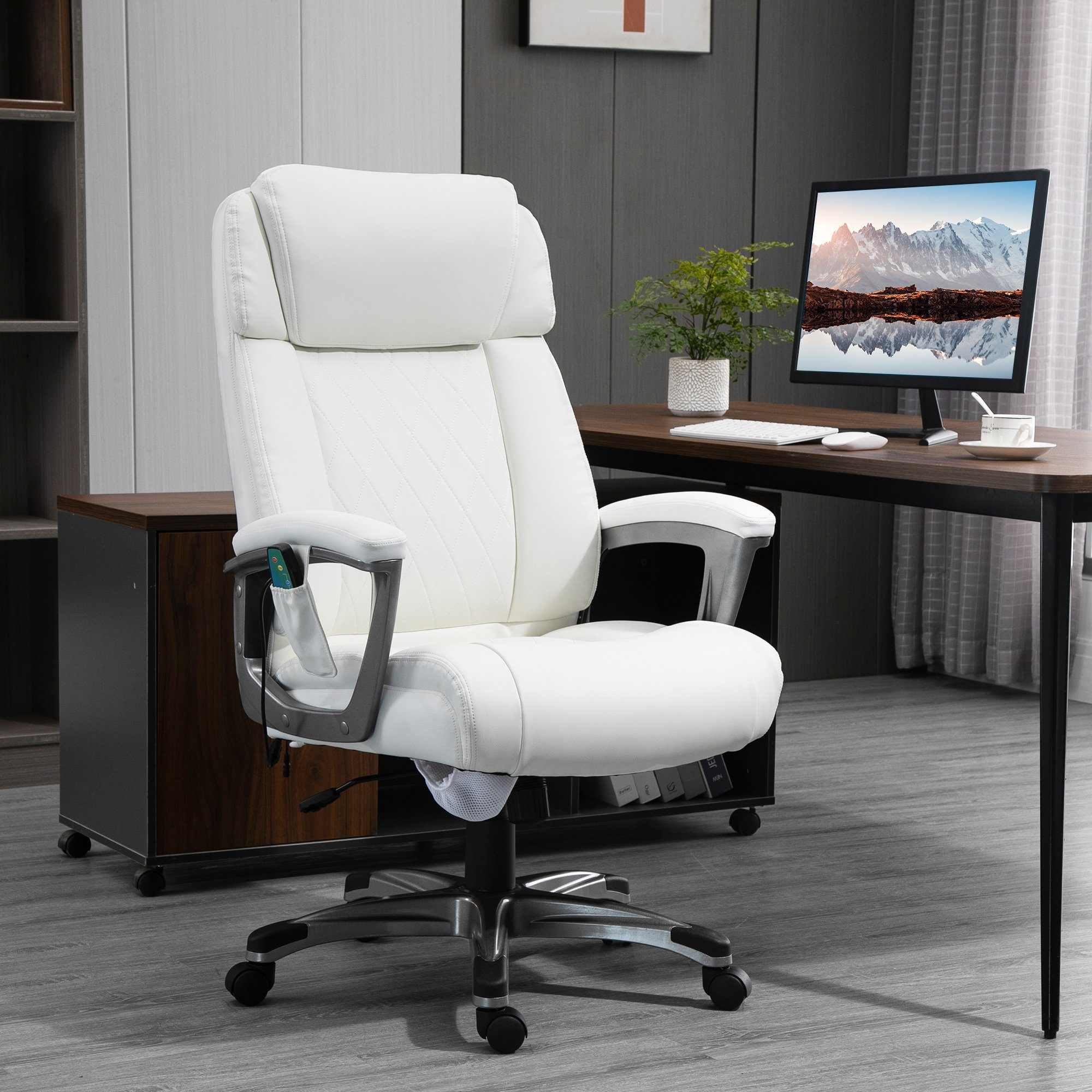 Vinsetto Schreibtischstuhl Ergonomischer Stuhl, Einstellbare aus günstig online kaufen