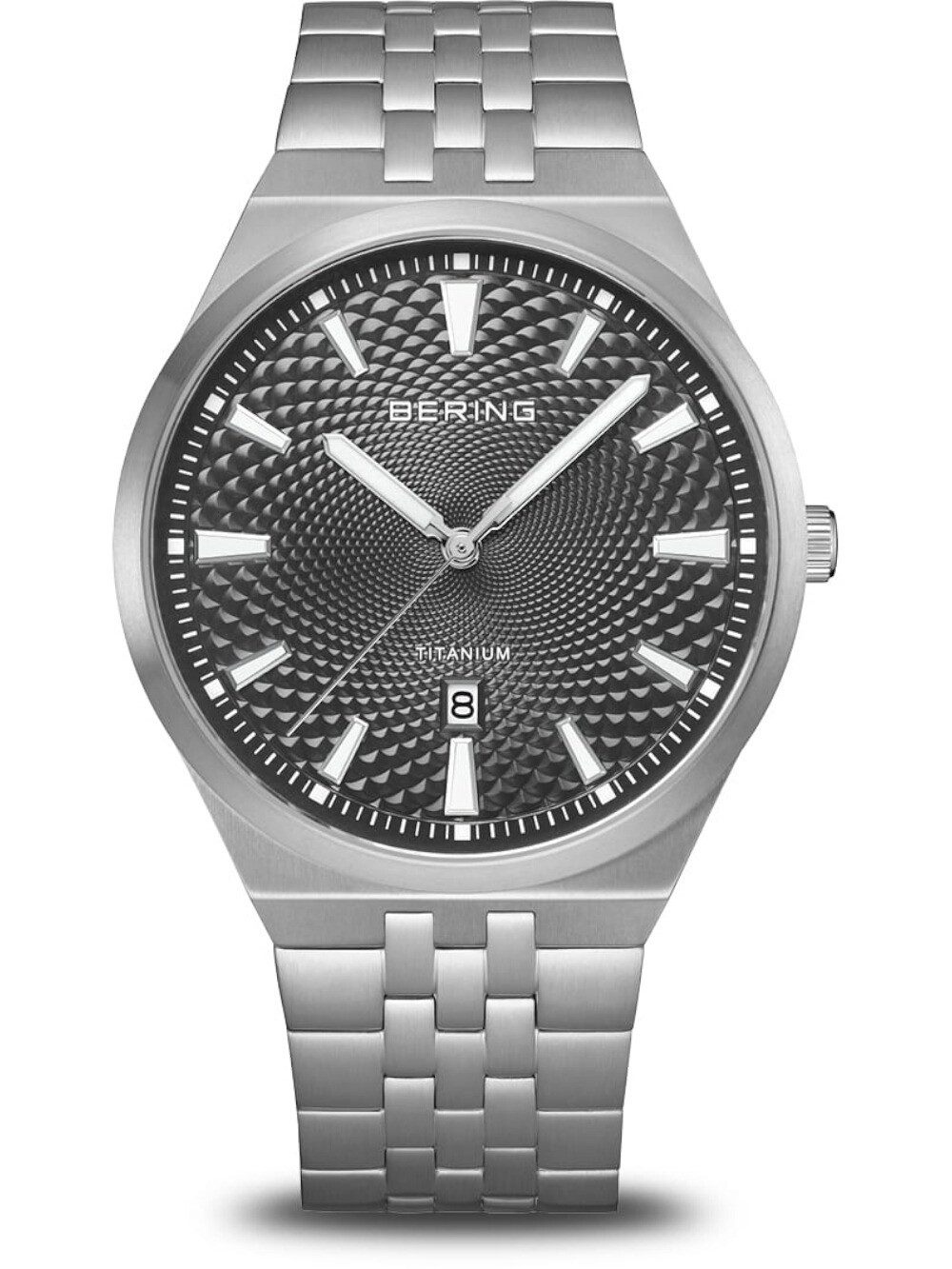 Bering Quarzuhr Bering 16141-703 Herrenuhr Titanium 41mm 10ATM Bering 16141-703 Herrenuhr Titanium 41mm 10ATM