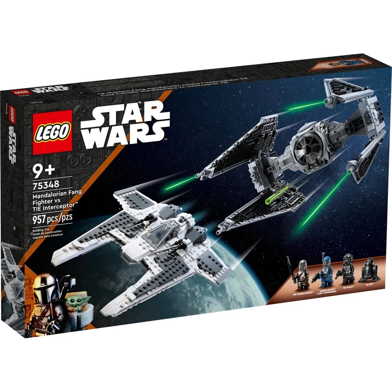 LEGO® 75348 Mandalorianischer Fang Fighter vs. TIE Interceptor Konstruktion günstig online kaufen