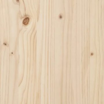 möbelando Couchtisch Probstzella (B/H/T: 50x47x40 cm), 2tlg aus Kiefer-Massivholz in unbehandelt