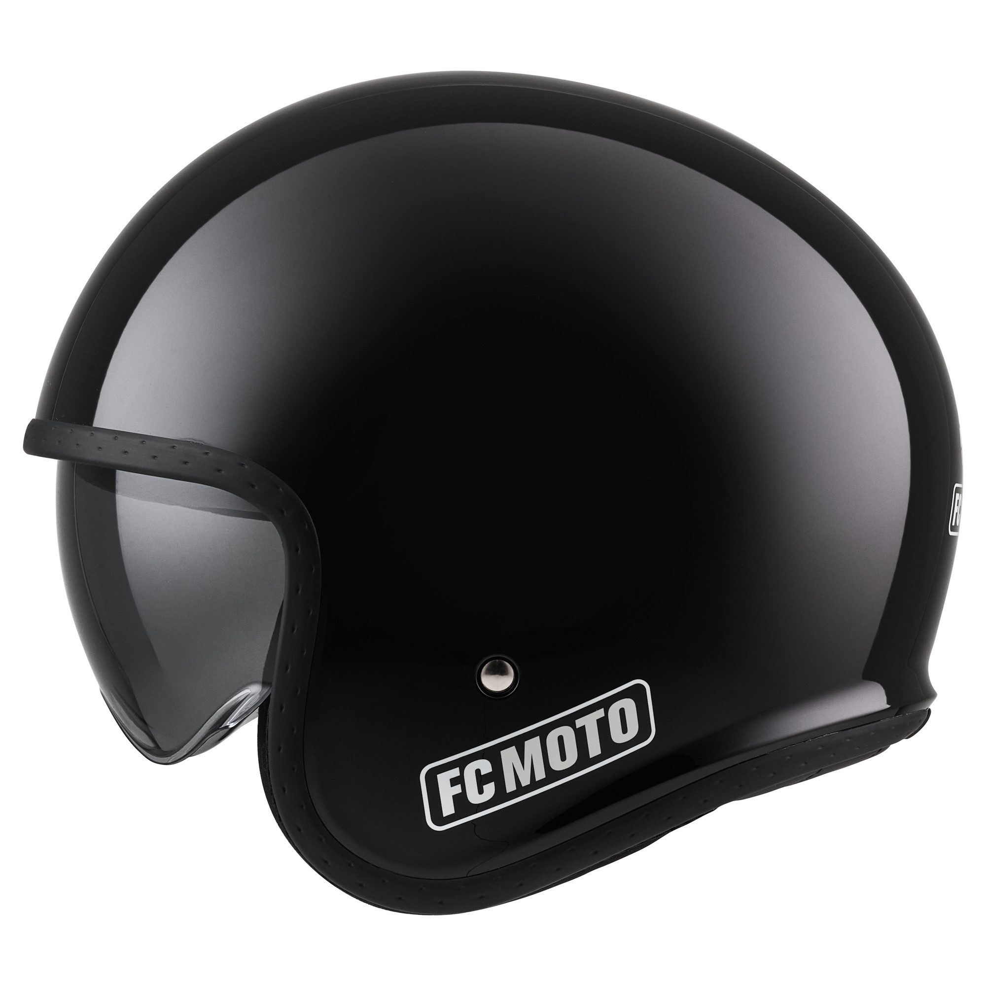 FC-Moto Motorradhelm G-295 Jethelm, herausnehmbares Innenfutter,integriertes Sonnenvisier