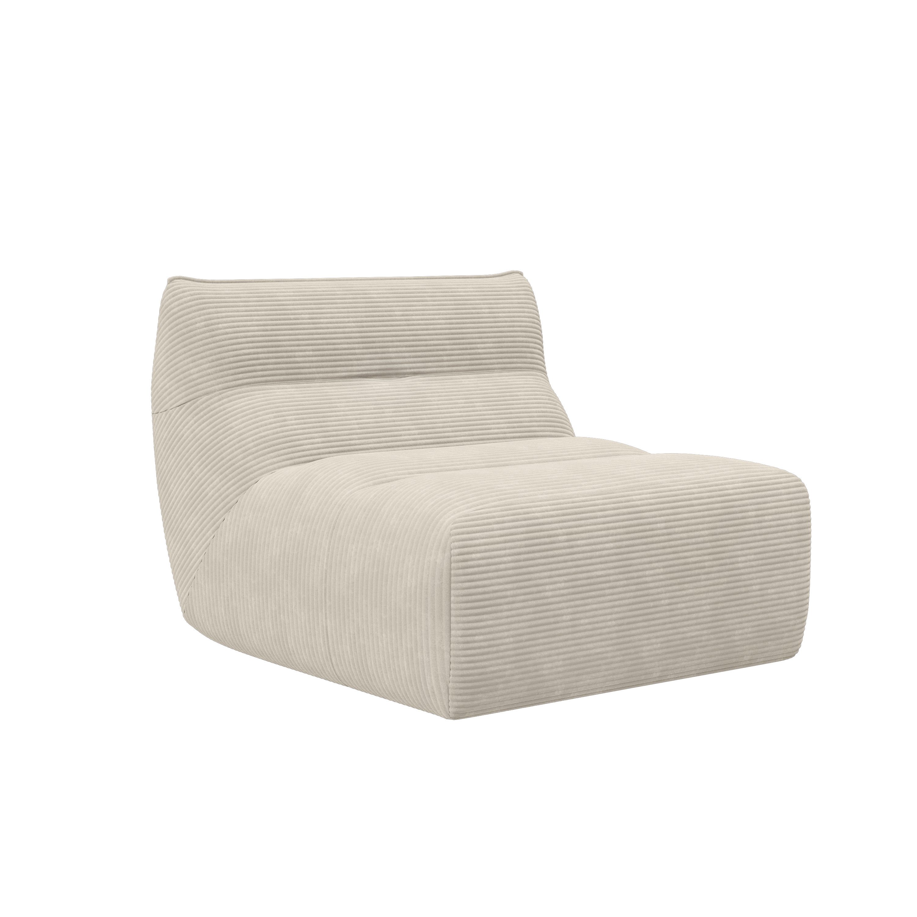 skølm Relaxsessel & Beanbag-Sofa aus Cord, Sitzsack Sofa dick gepolstert, vakuumiert (Loungesessel, 1 Sitzer), dick gepolstert, vakuumiert - ohne Aufbau