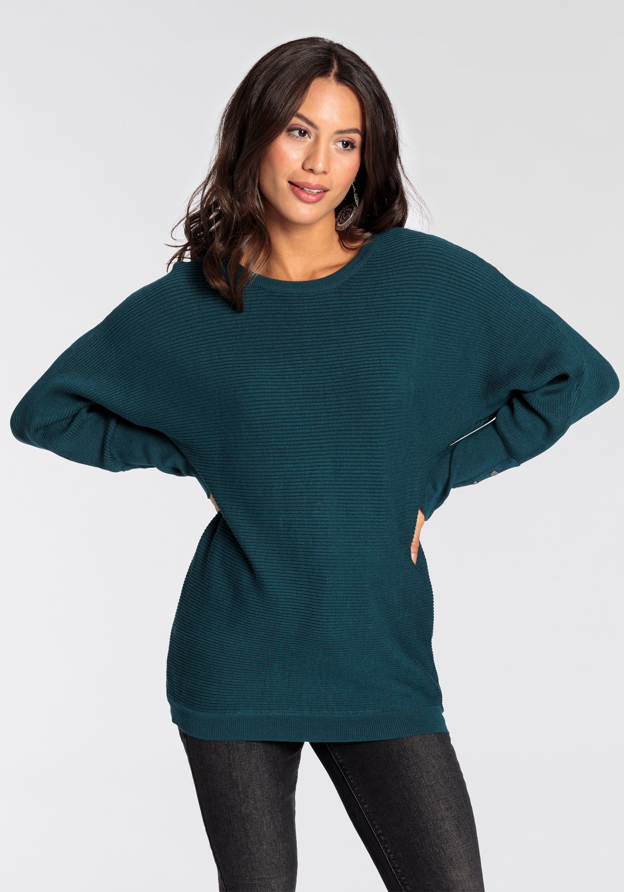 Laura Scott Strickpullover mit Fledermausärmeln - NEUE KOLLEKTION