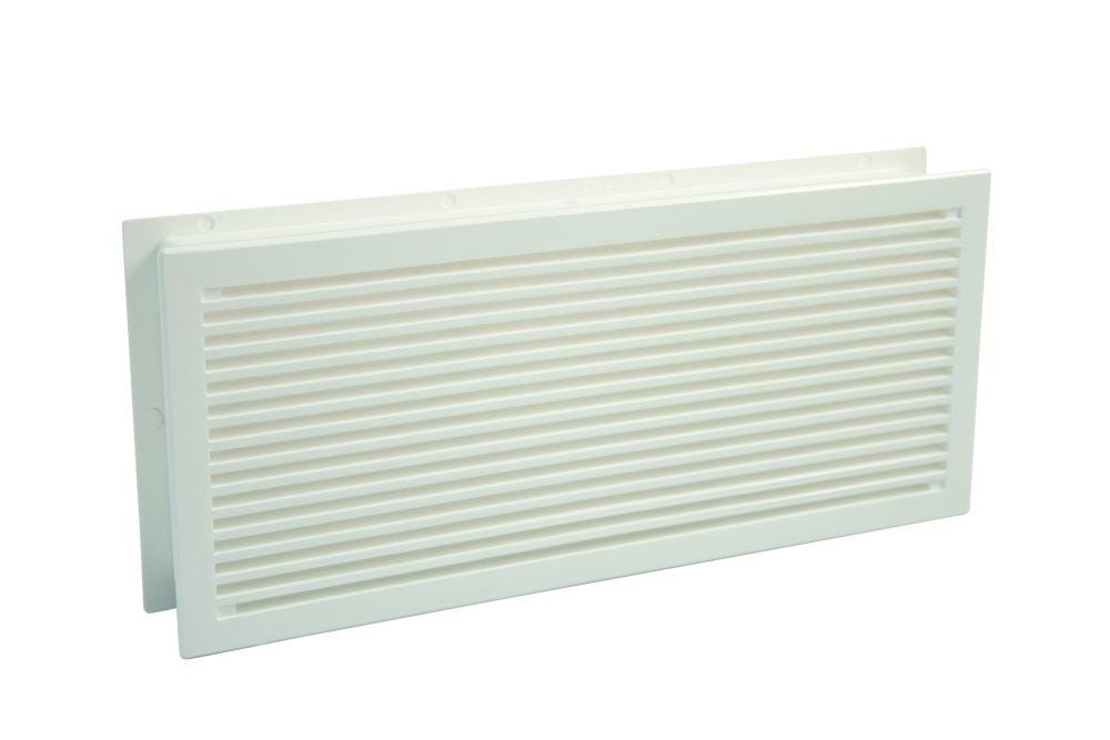 Marley Deutschland GmbH Lüftungsgitter Marley Türlüftungsgitter 290 x 125 mm, weiß