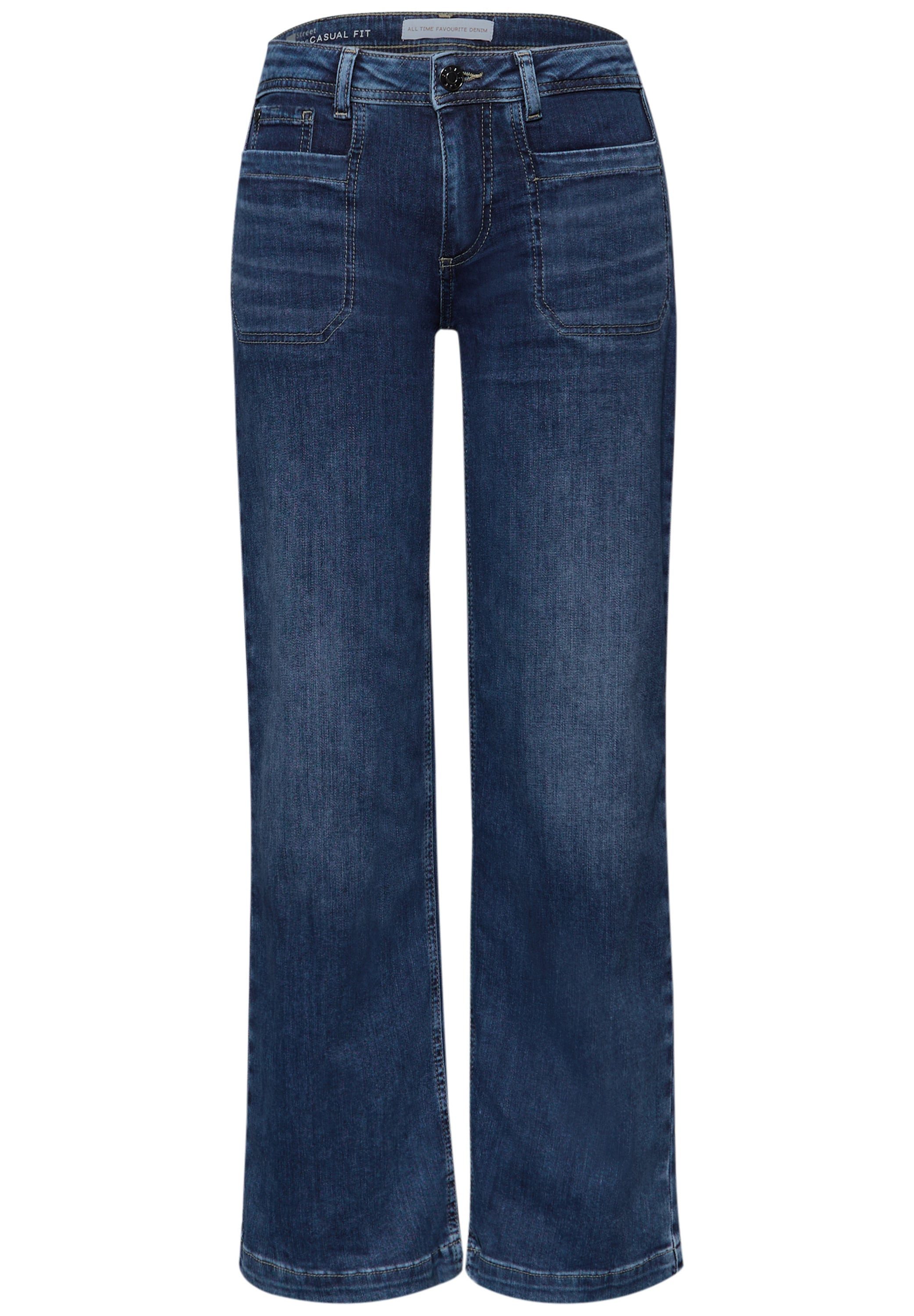STREET ONE Bequeme Jeans Wide Leg Jeans (1-tlg) günstig online kaufen