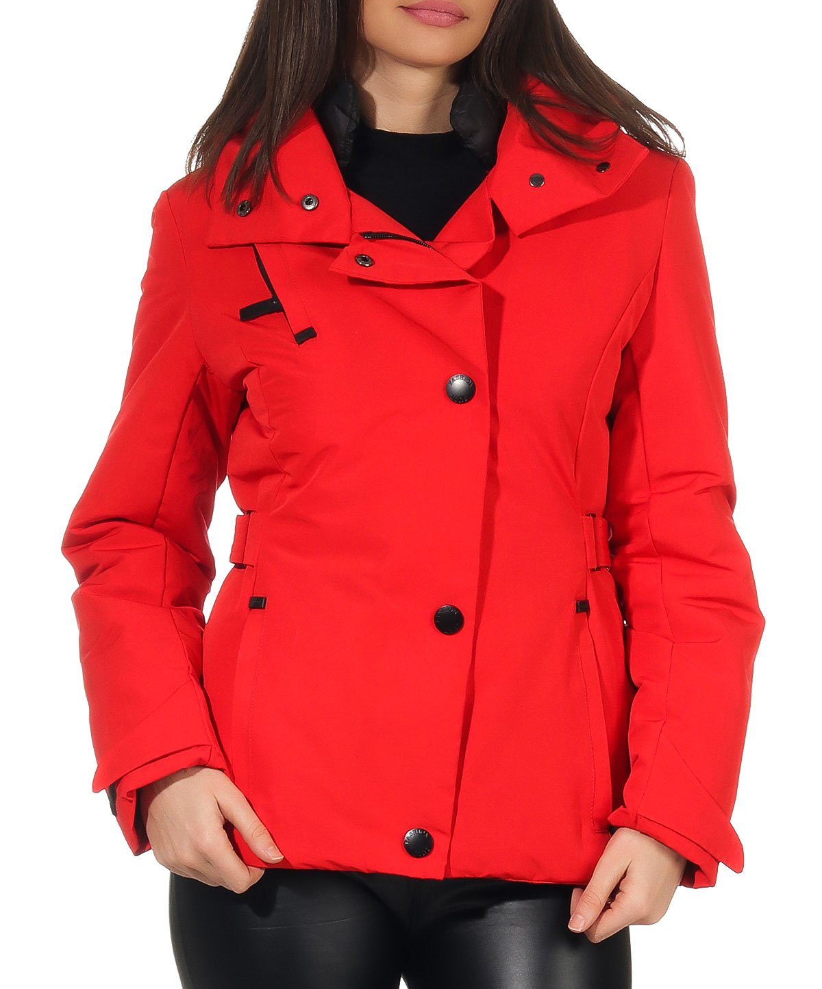 malito more than fashion Winterjacke JF1846 gefütterte figurbetonte Winterj günstig online kaufen