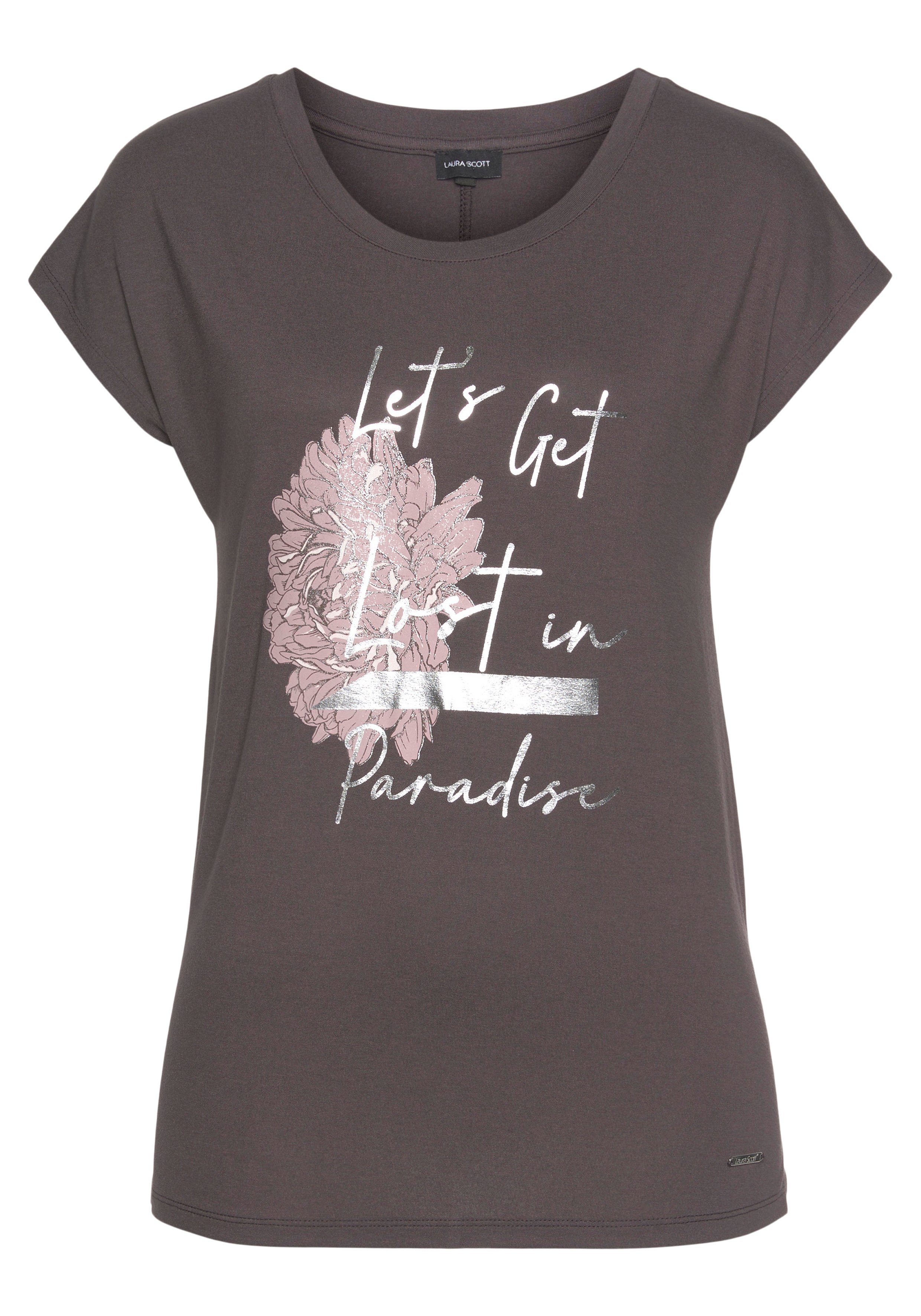 Damen Shirts Laura Scott Rundhalsshirt mit floralem Druck