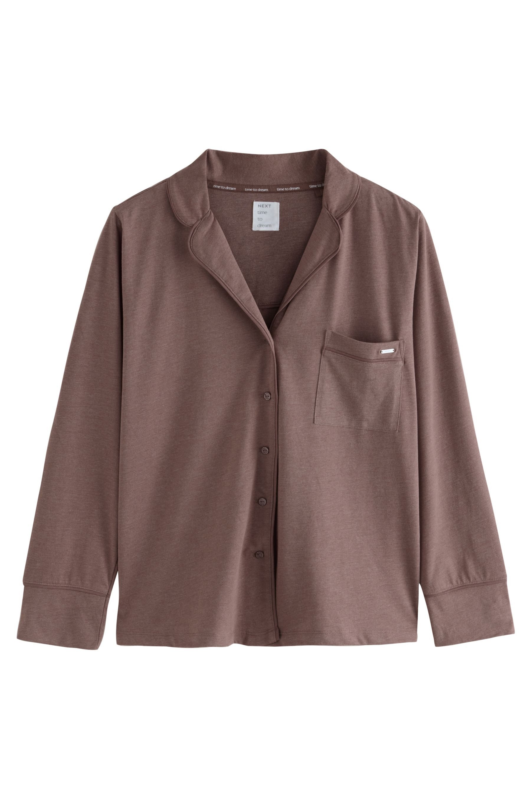Next Pyjama Jersey-Pyjama mit Knopfleiste (2 günstig online kaufen