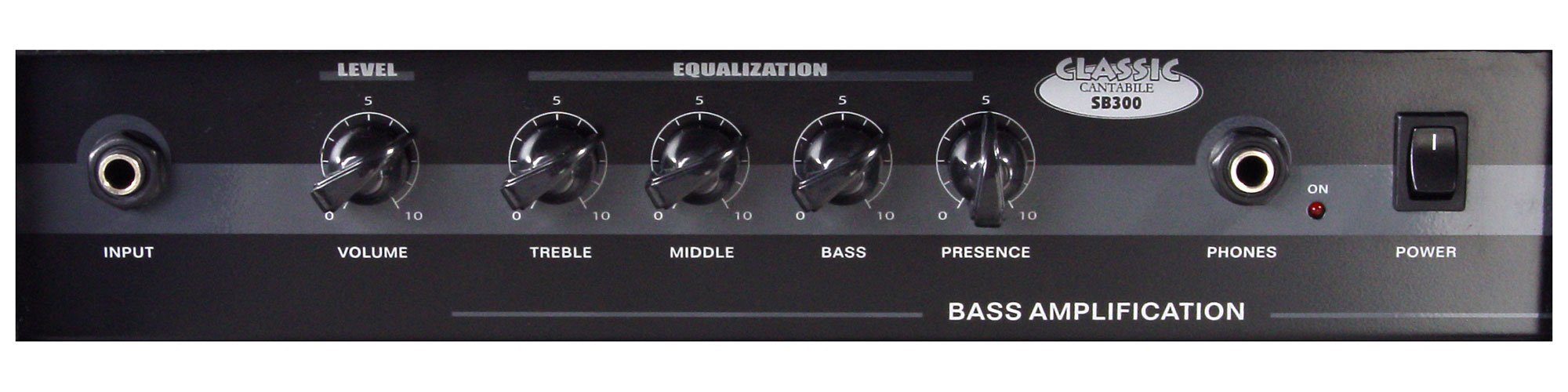 Classic Cantabile SB-300 Bassverstärker Verstärker (60 W, Basscombo - 10" Speaker - 4-Band Equalizer - Bassreflex-Gehäuse)