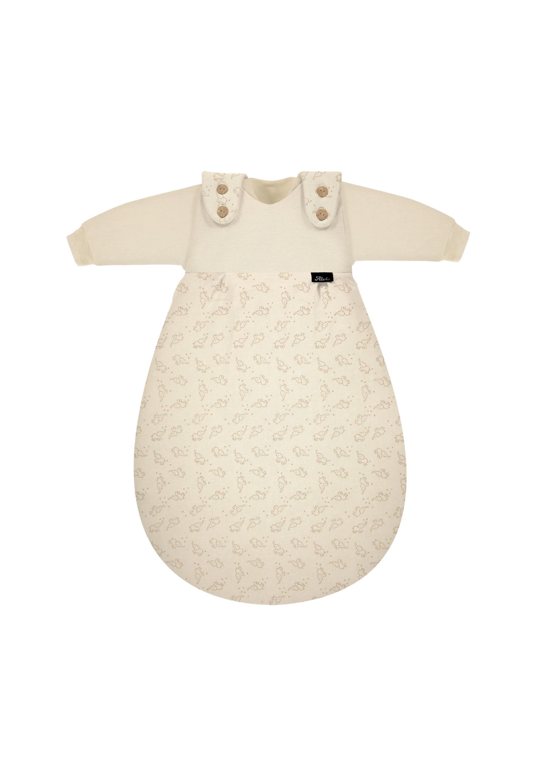 Alvi® Babyschlafsack Baby-Mäxchen 3-teilig Bio-Baumwolle (3 tlg., 1x Außensack, 2x Innensack), TOG Wert: 2.5
