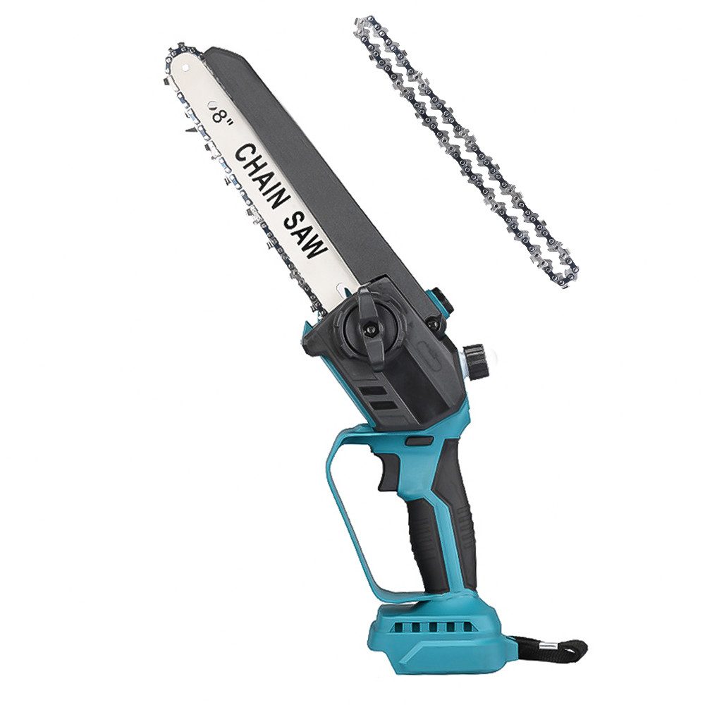PODOFO Elektro-Kettensäge Elektrische Kettensäge, 6/8-Zoll Akku-Kettensäge, Handkettensäge, Schneiden von Ästen und Holz