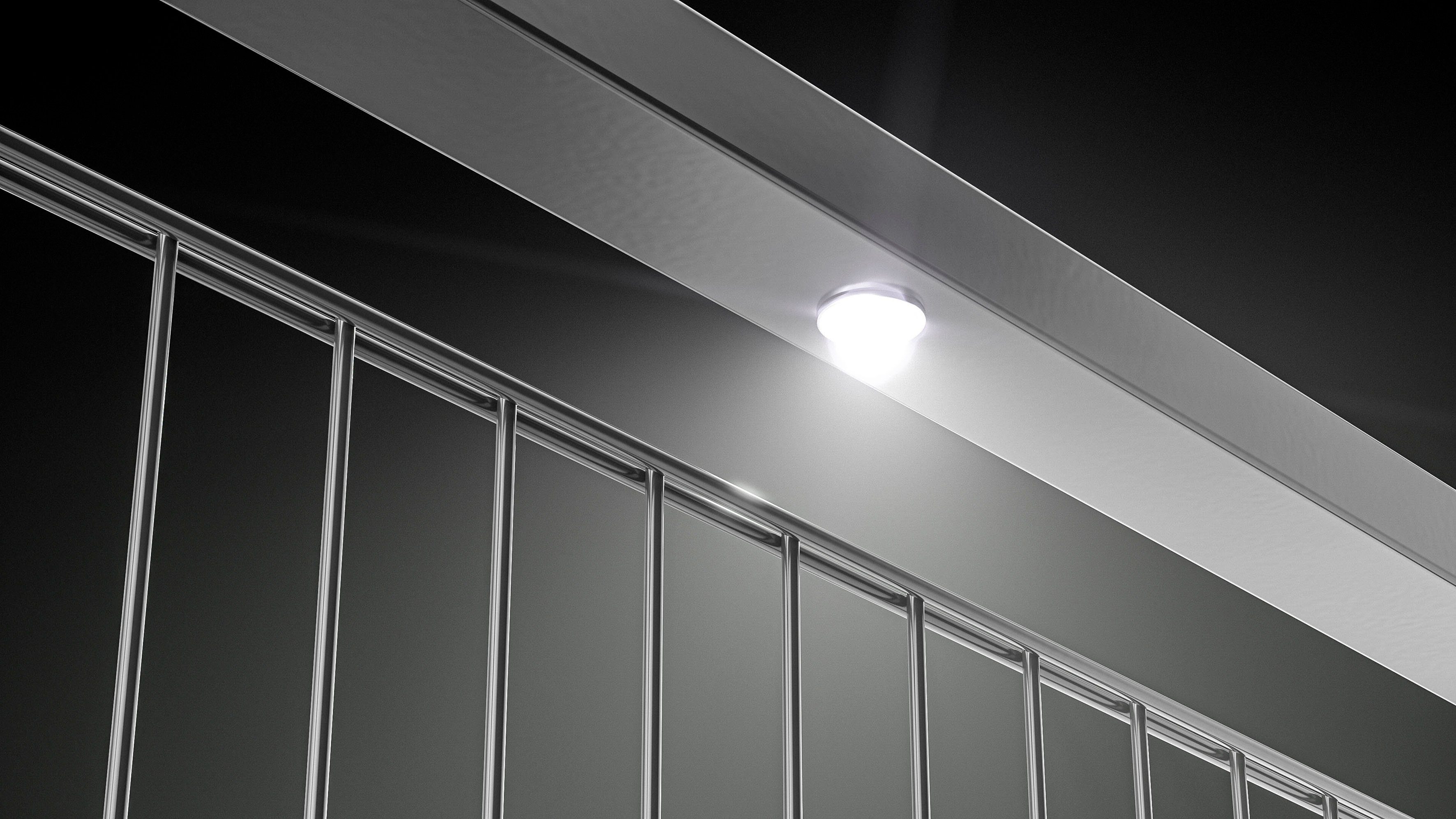 Alberts LED Einbauleuchte Lichtsystem Highlight, LED fest integriert, aufsteckbar, mit 5 Leuchtmitteln für 10 m Zaunlänge