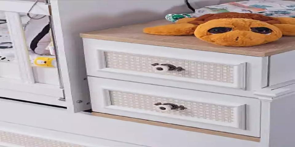 Xlmoebel Bett Babyzimmermöbel Set aus Holz mit Bett, Schrank und Kommode (Babyzimmermöbel Set aus Holz mit Bett, Schrank und Kommode, 3-tlg., 3tlg. Schlafzimmer Set (Kinderbett+Kommode+Kleiderschrank), Hergestellt in Europa