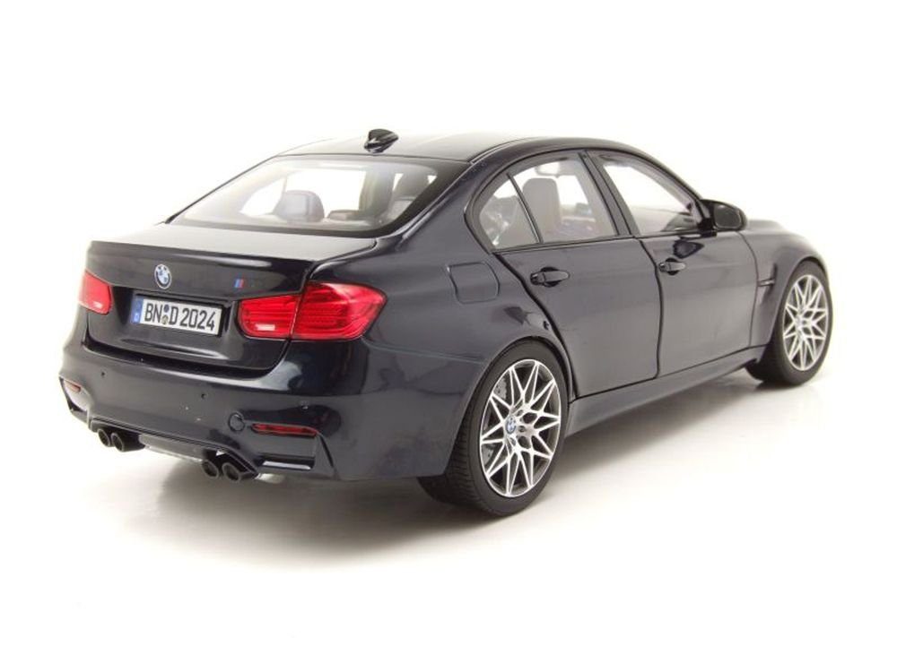 Norev Modellauto BMW M3 Competition 2017 blau metallic, Maßstab 1