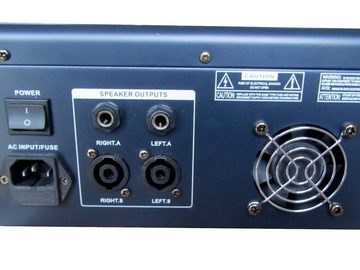 DSX Powermixer Pa Anlage DJ 2 Wege 25 cm Lautsprecher Boxen USB Stativ Party-Lautsprecher (1200 W)