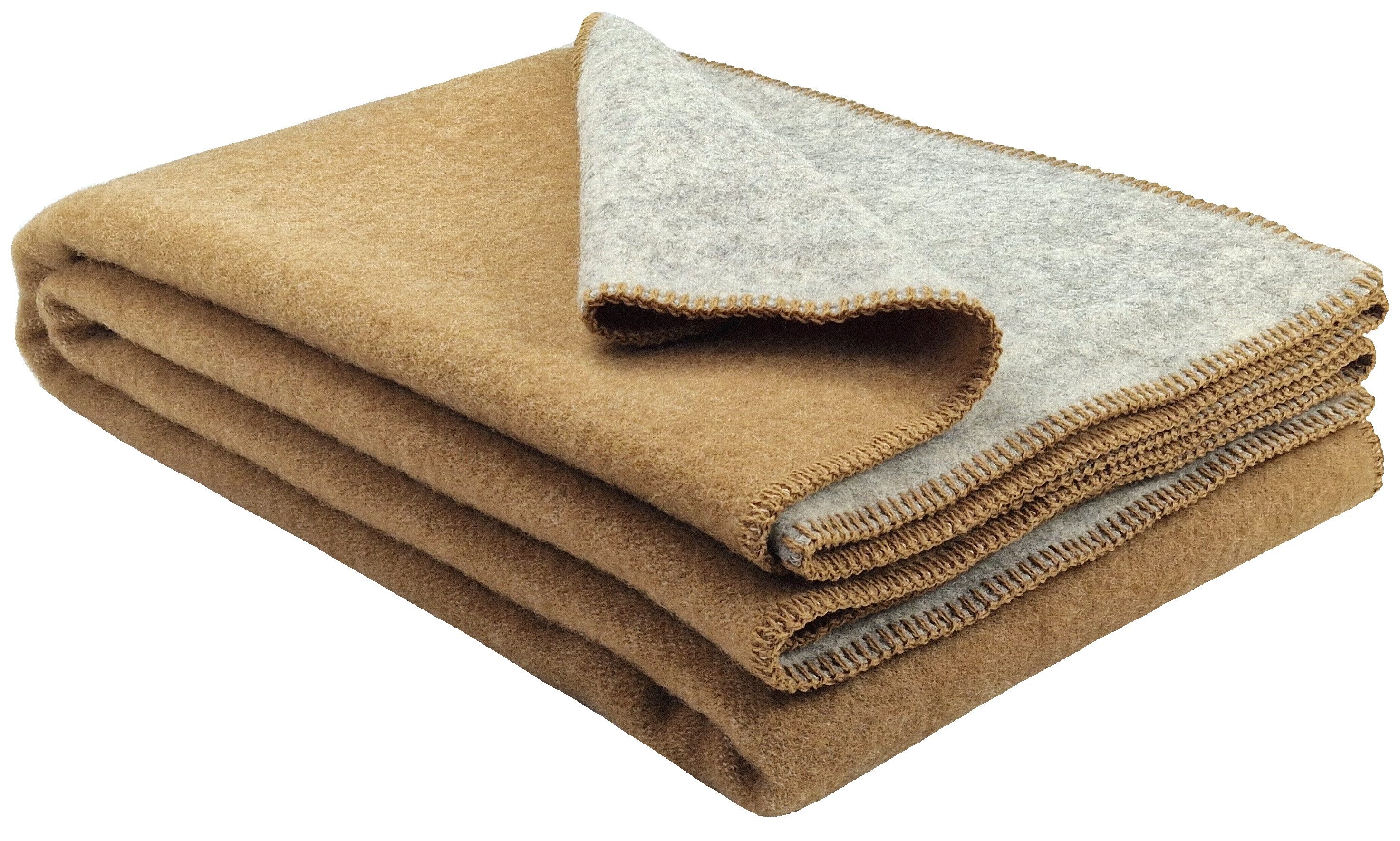 Wohndecke Wohndecke Wolldecke 100% Schurwolle 150 x 200 cm "Selva", STTS günstig online kaufen