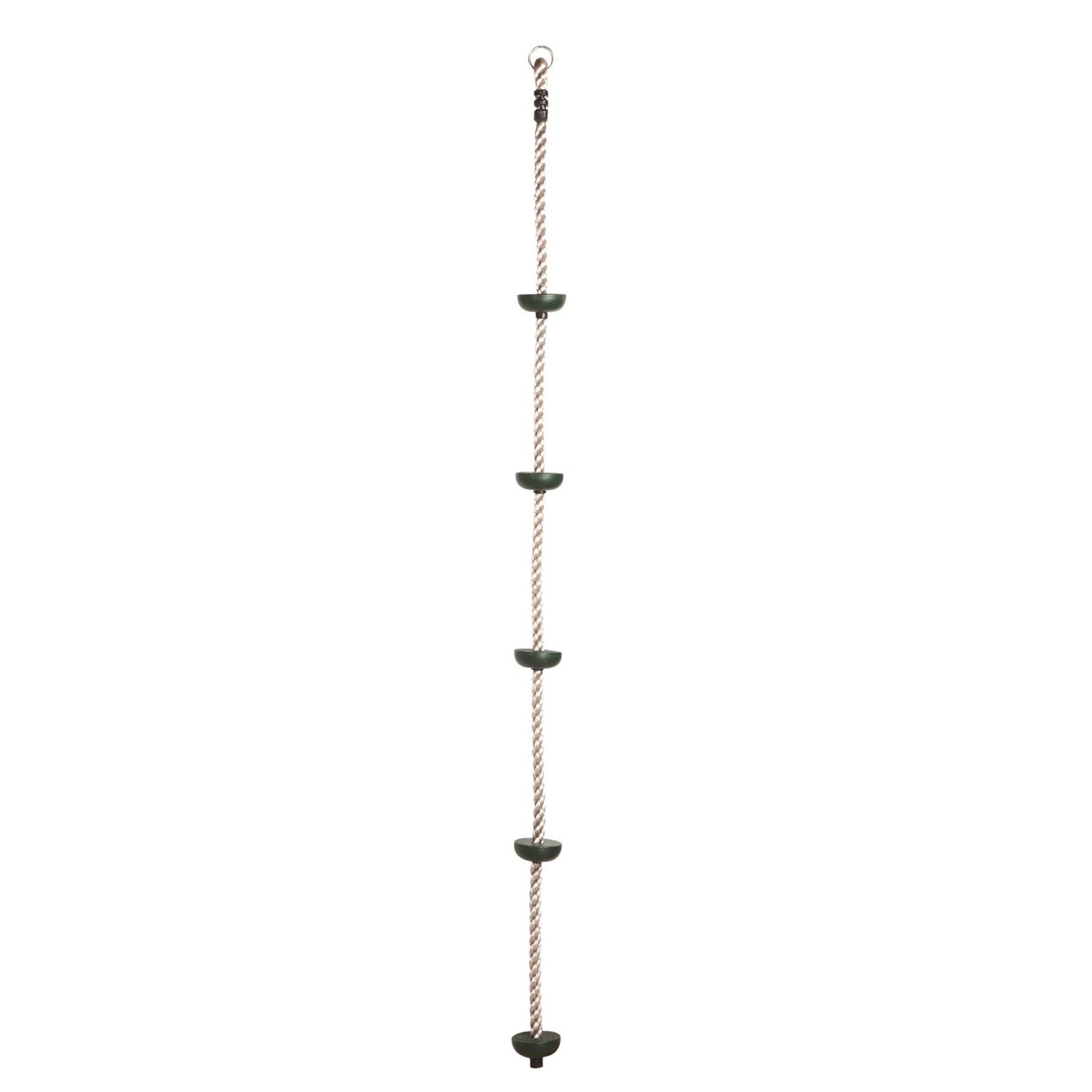 Loggyland Kletterseil Kletterseil mit 5 Kunststoff-Knoten 2 m lang, Ø 26 mm, Länge 2 m