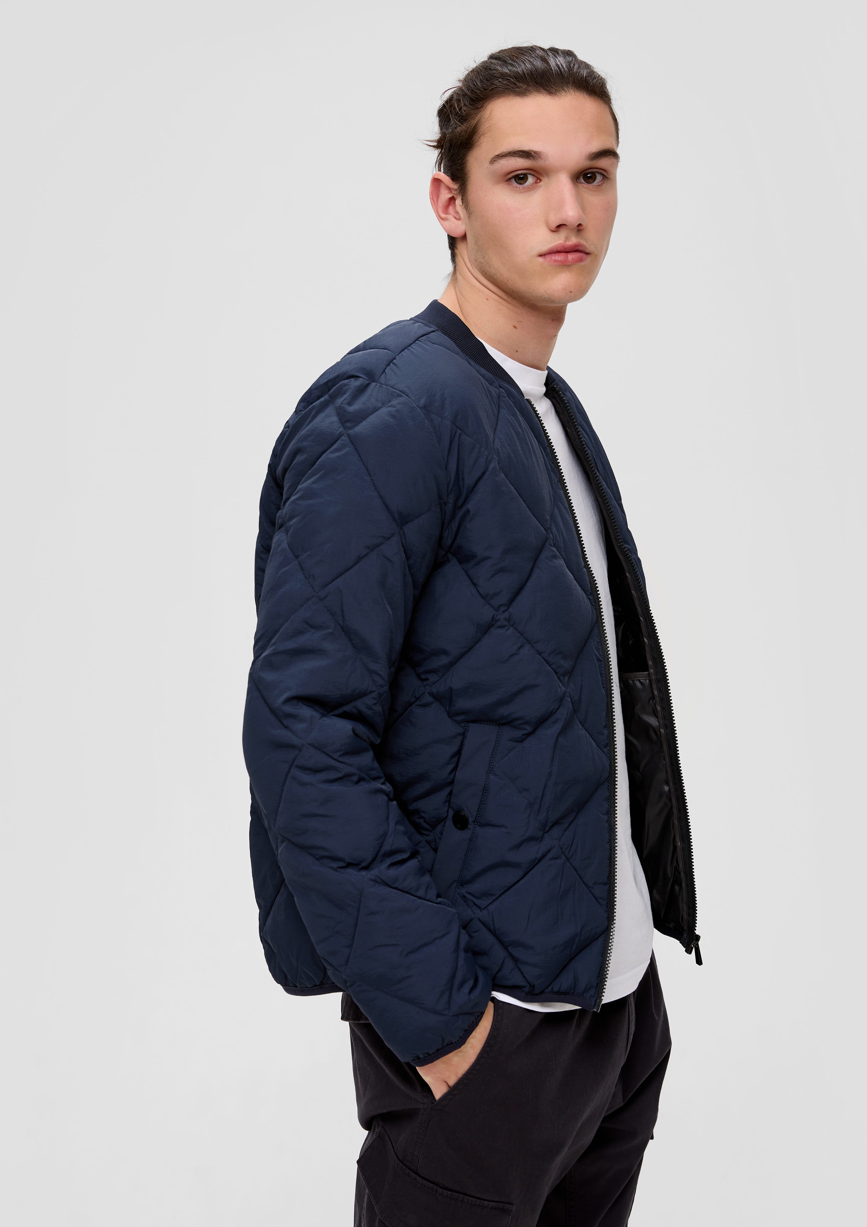 QS Allwetterjacke Leichte Steppjacke im Blouson-Stil