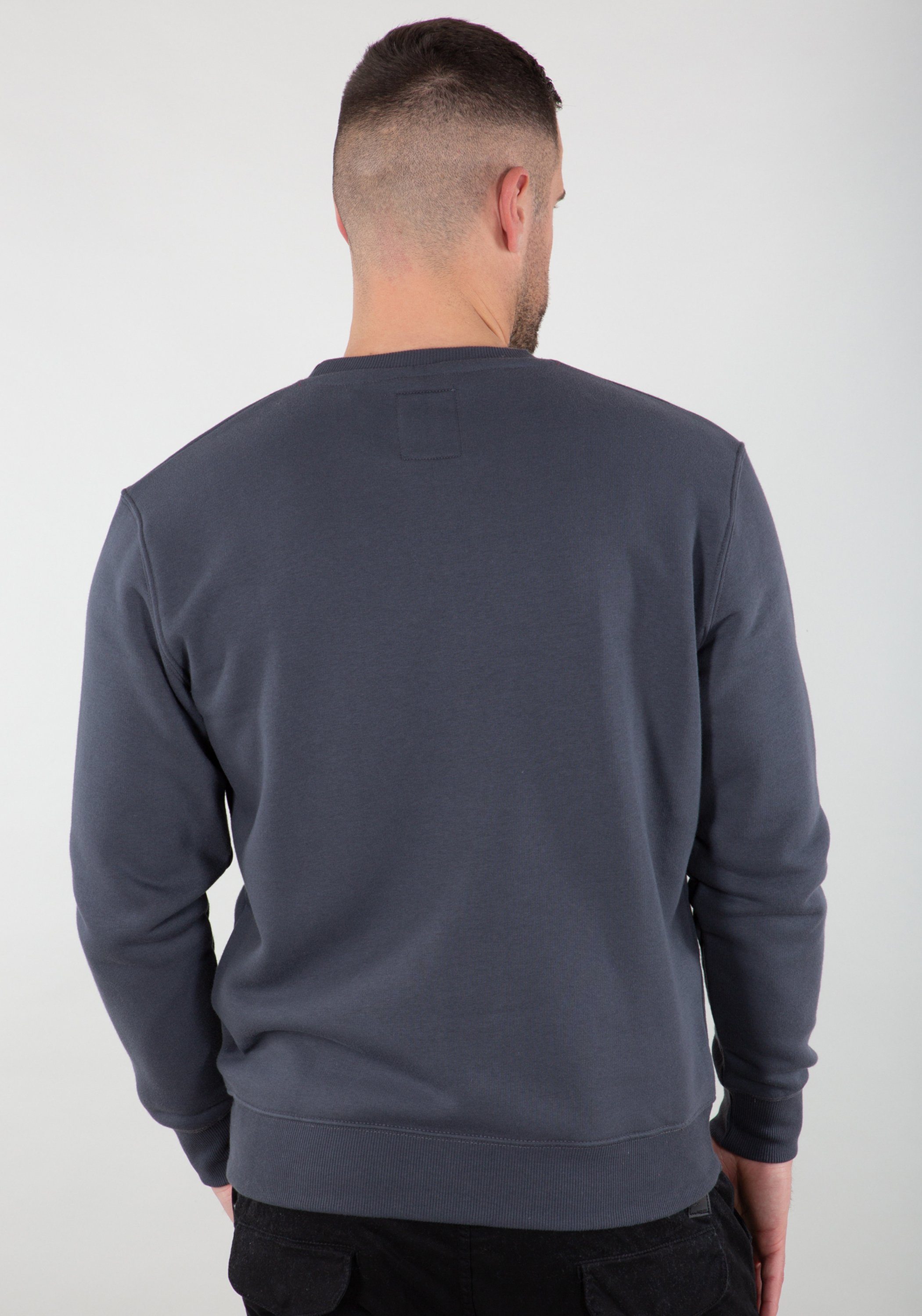 greyblack/black Sweater Basic Alpha Sweater Sweatshirts Men Alpha Industries - Industries