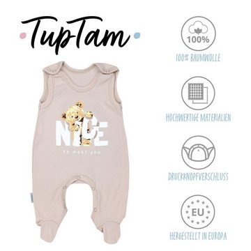 TupTam Strampler TupTam Baby Unisex Strampler mit Aufdruck Spruch 5er Pack (5-tlg)