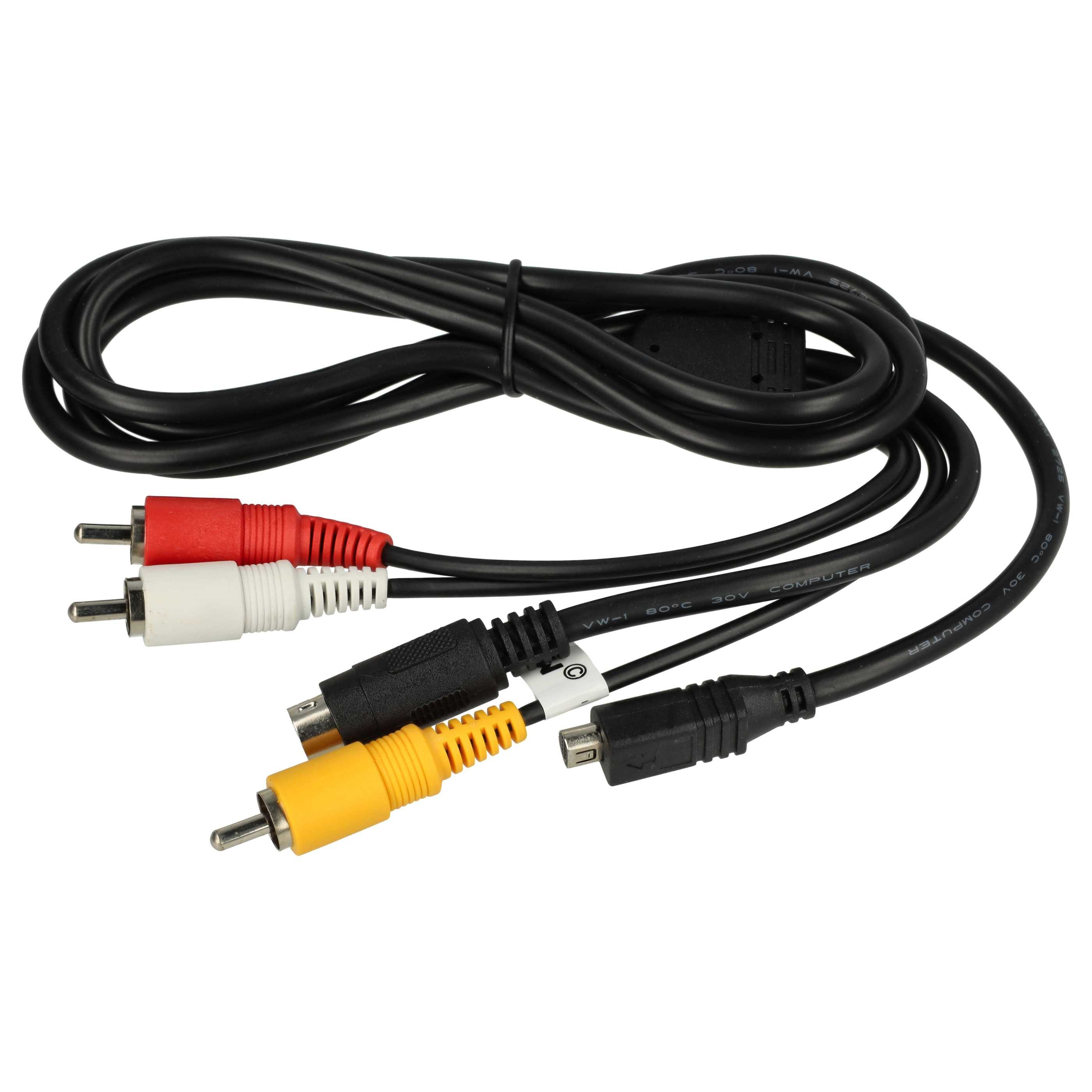 vhbw passend für Sony HDR-UX7, HDR-UX3E, HDR-UX5, HDR-UX5E, HDR-UX7E, TV-Kabel, (150.0 cm)