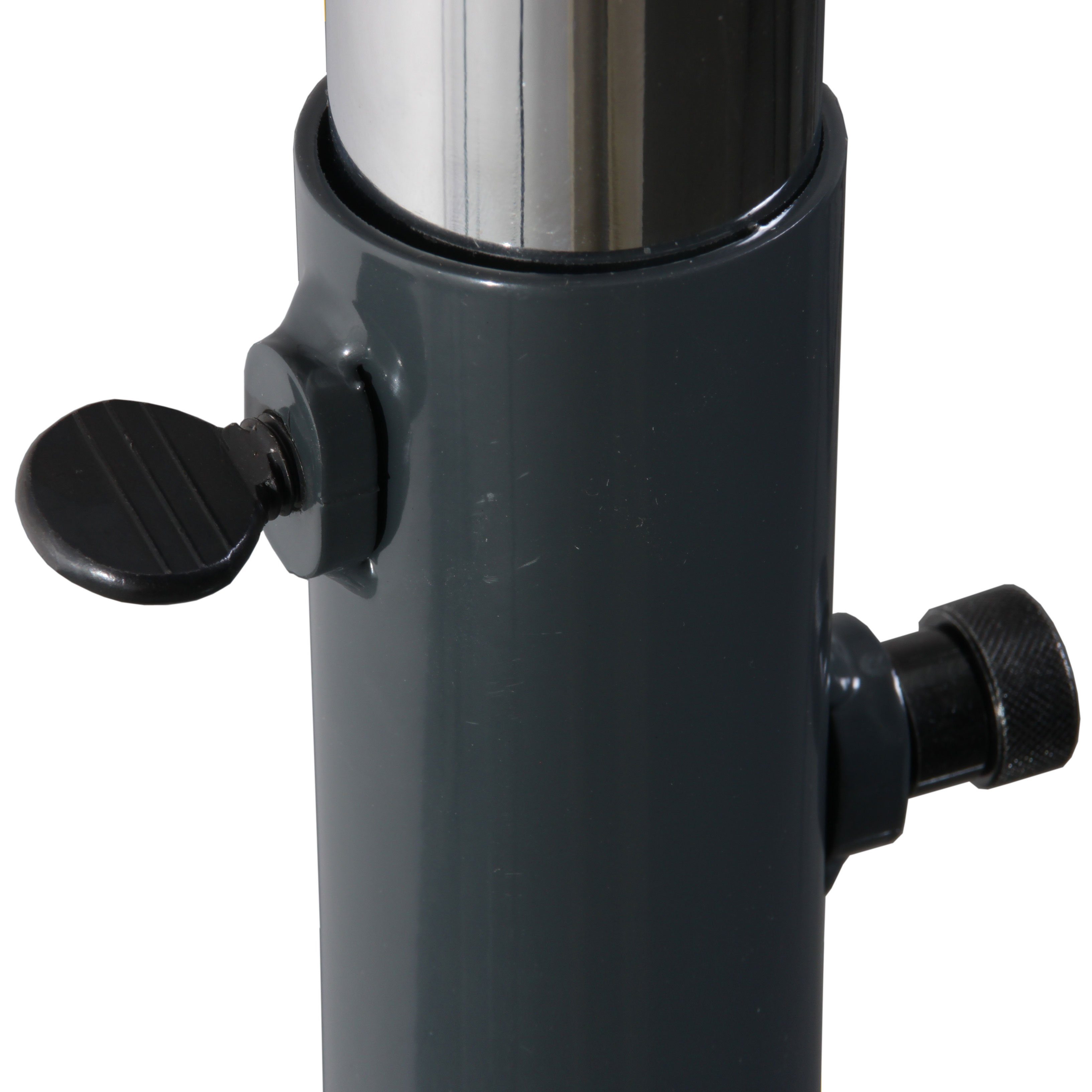 GERSO Kleiderständer Ringständer 77 cm Durchmesser mit Rollen drehbar höhenverstellbar