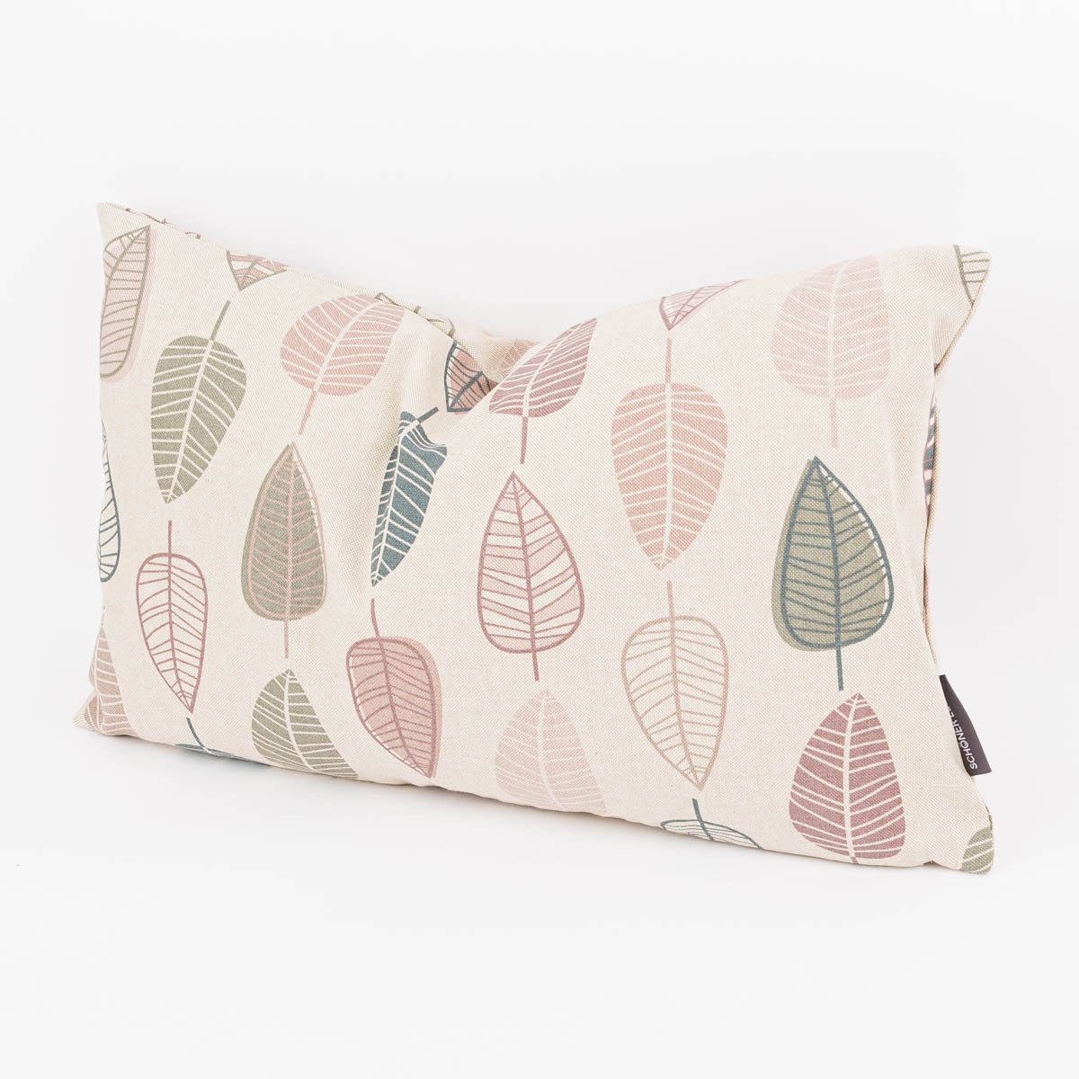 SCHÖNER LEBEN. Dekokissen Kissenhülle Scandi Retro Leaves natur rosa div. G günstig online kaufen