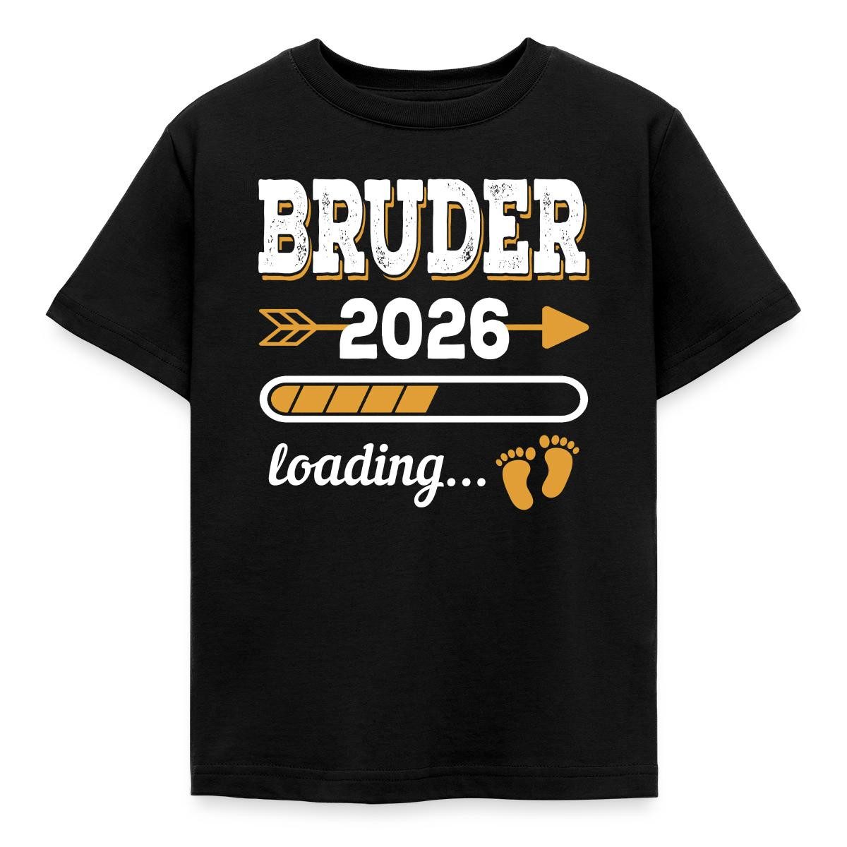 T-Shirt Bruder 2026 Loading Für Großen Bruder Kinder T-Shirt