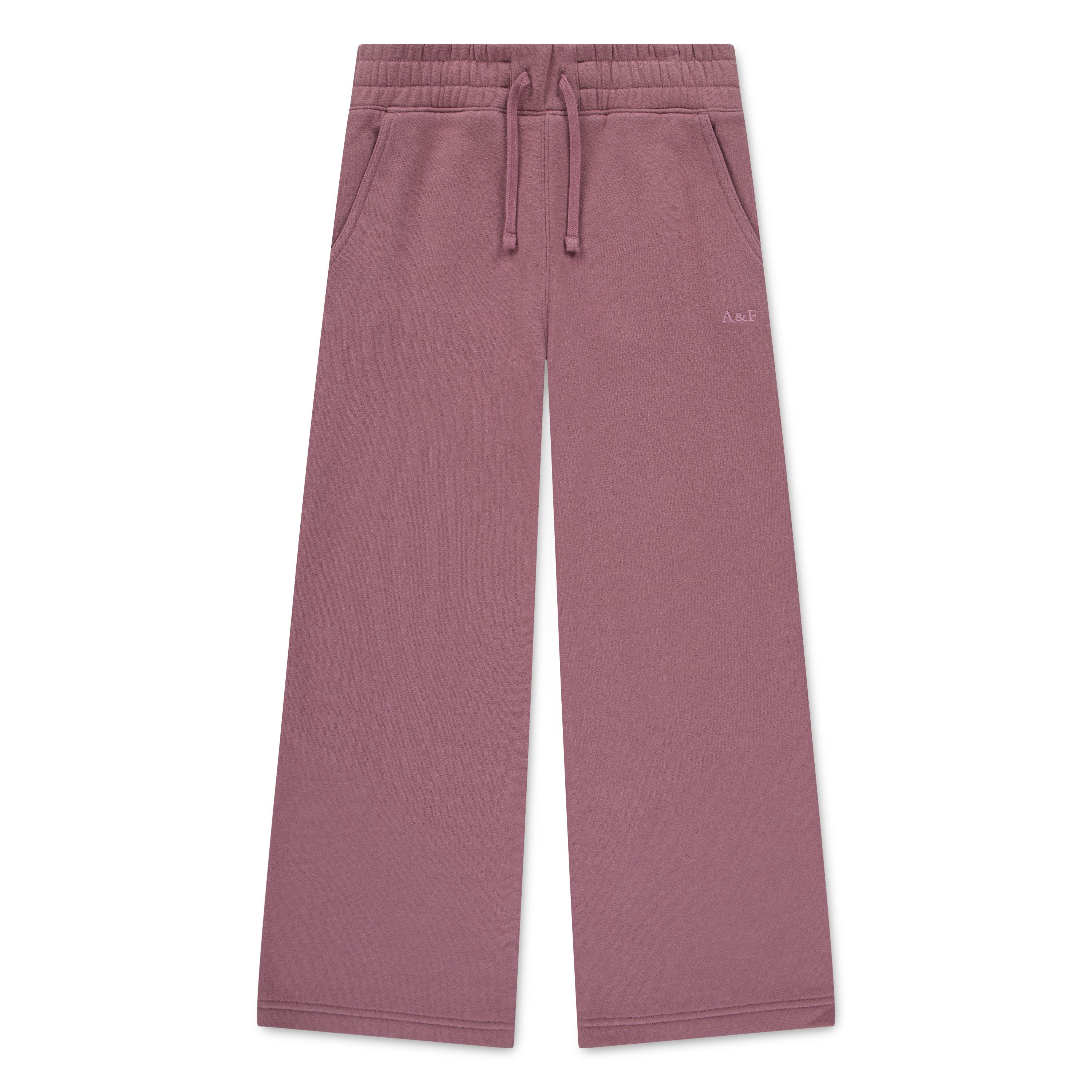 Abercrombie Kids Jogginghose AFG ESSENTIAL WIDE LEG F mit Kordelzug und geradem Bein, for girls