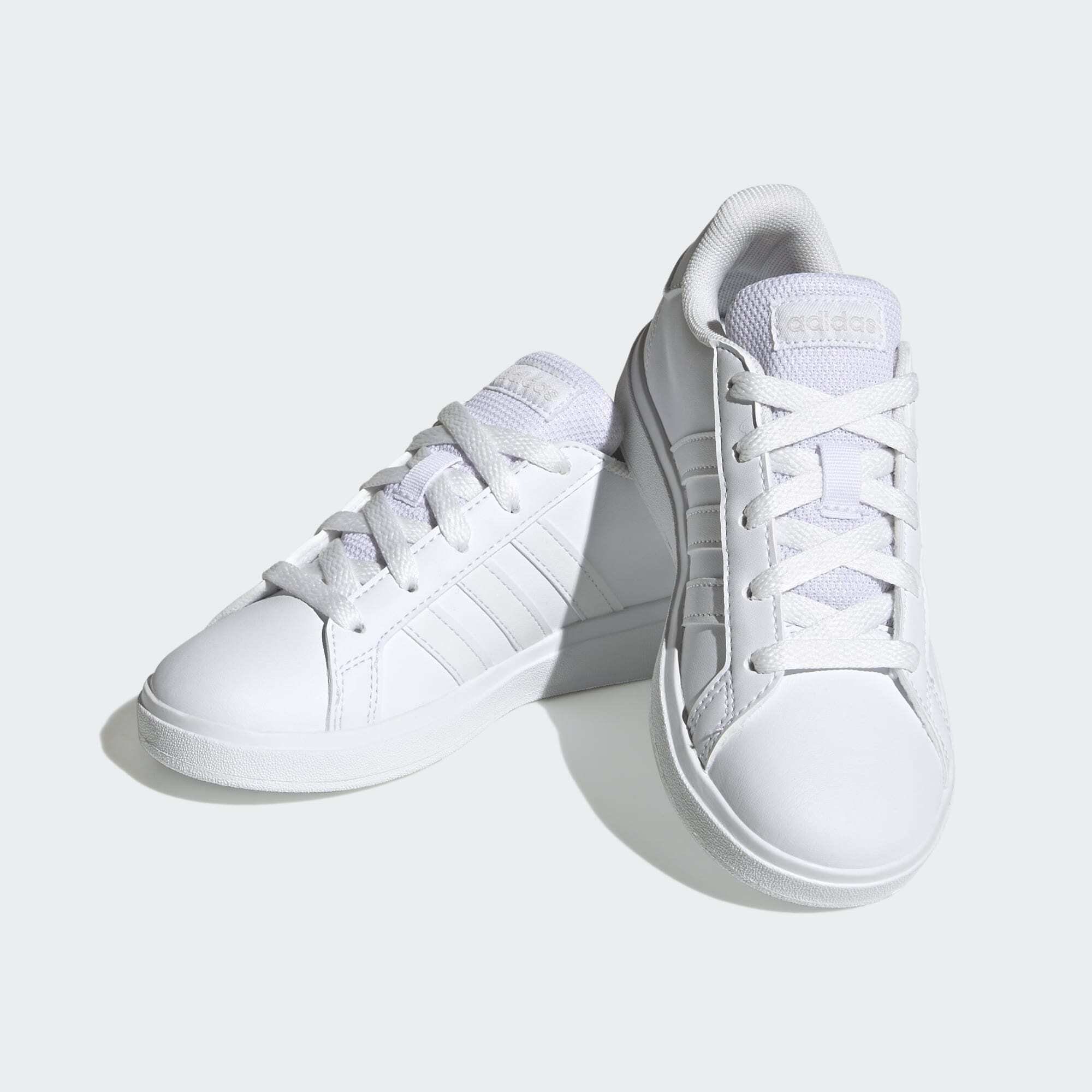 adidas Sportswear GRAND COURT LIFESTYLE TENNIS White Sneaker Cloud One / SCHUH Grey LACE-UP / White Cloud