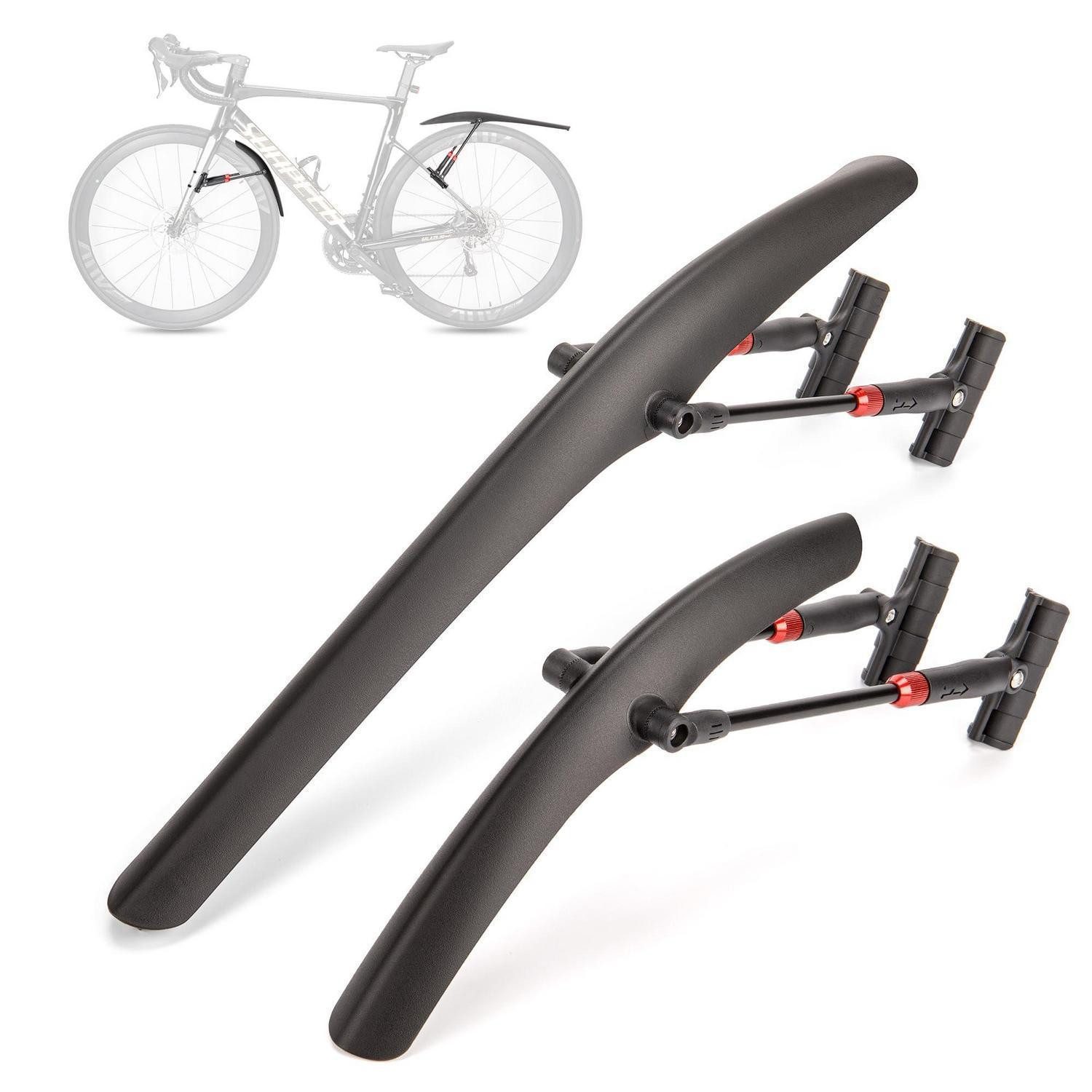 LuxusKollektion Schutzblech Fahrrad Schutzblech Set Spritzschutz Kunststoff 24 29 Zoll Rennrad