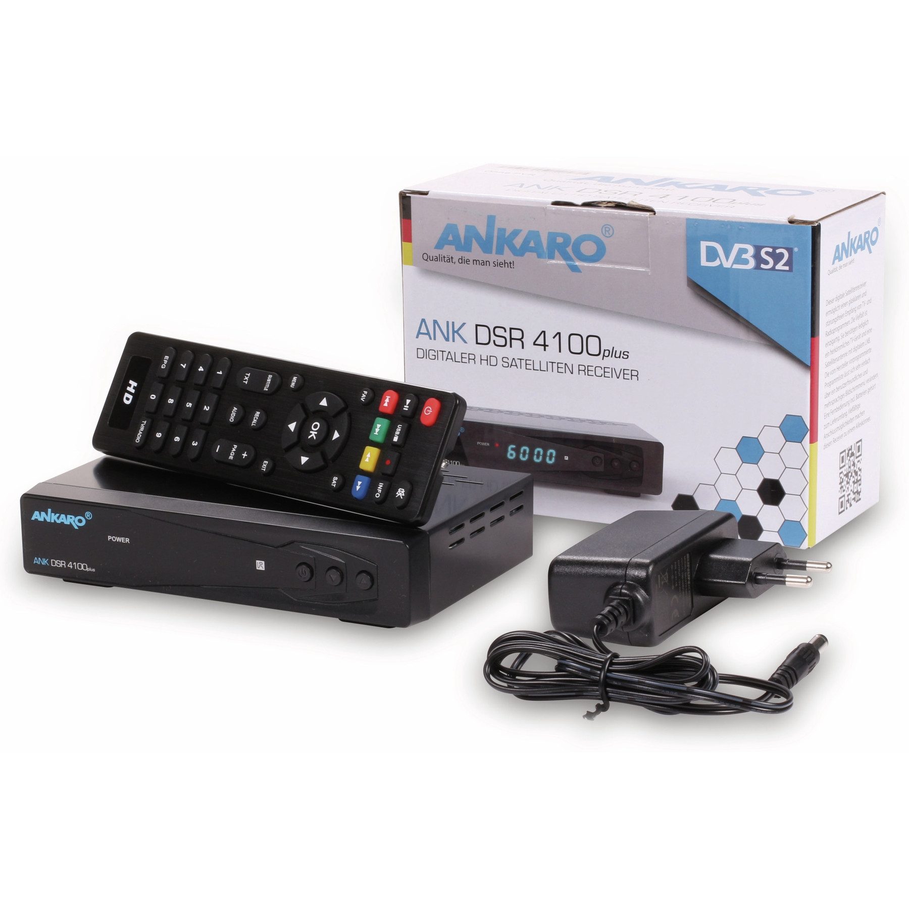 Ankaro ANKARO DVB-S HDTV-Receiver DSR 4100, PVR Kombigerät