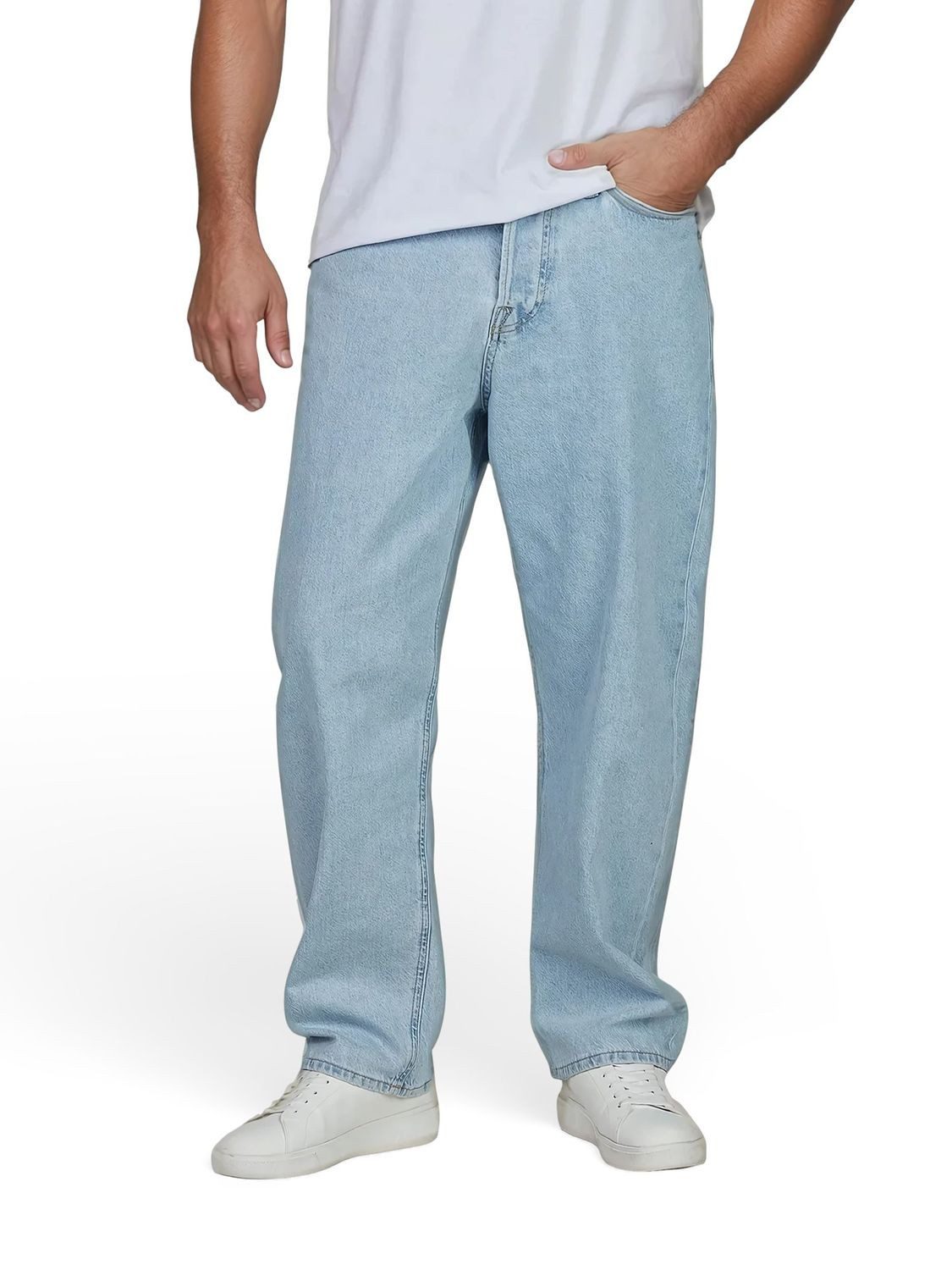 Relax-fit-Jeans Herren Jeanshose JJIALEX JJCOOPER Baggy Fit
