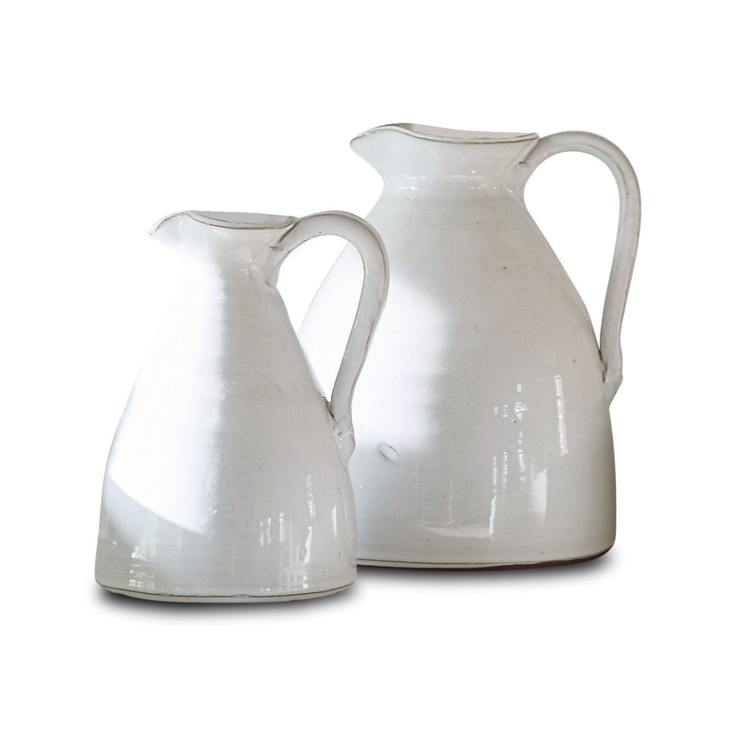 Mirabeau Tischvase Vase 2er Set Yarick weiß