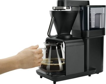 Melitta Filterkaffeemaschine epour® 1024-11 Schwarz/Silber, 1l Kaffeekanne, Papierfilter 1x4