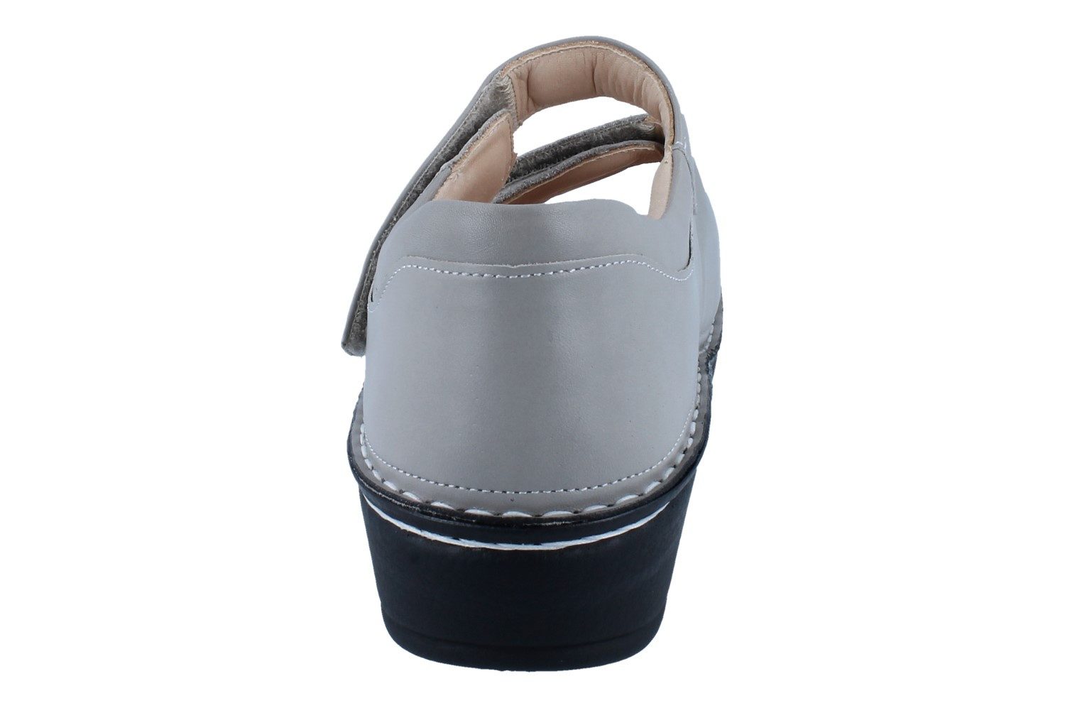 Finn Comfort FINN COMFORT PROPHYLAXE 96400 Damen Sandale grau Glattleder - Größe: Sandale Wechselfußbett