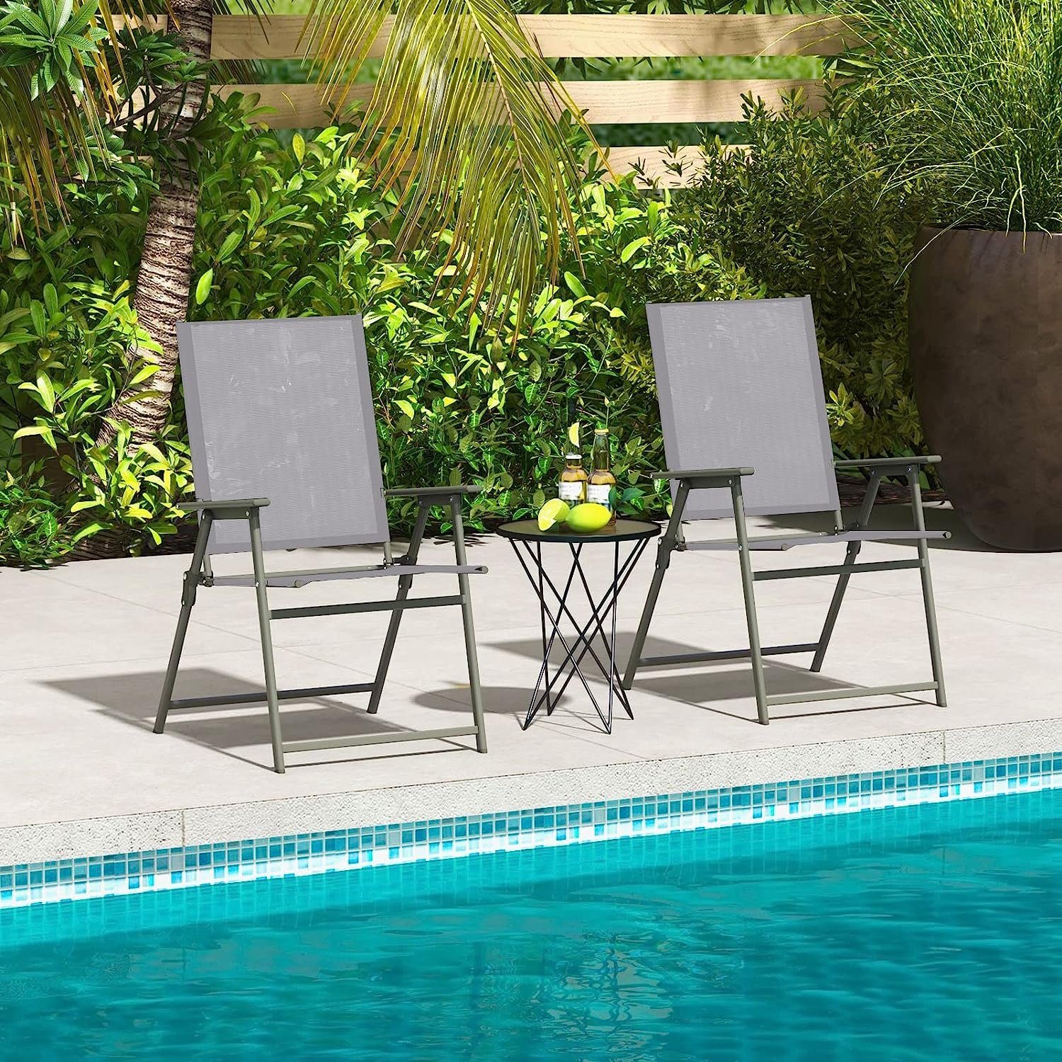KOMFOTTEU Gartenstuhl Klappstuhl (Set, 2 St), günstig online kaufen