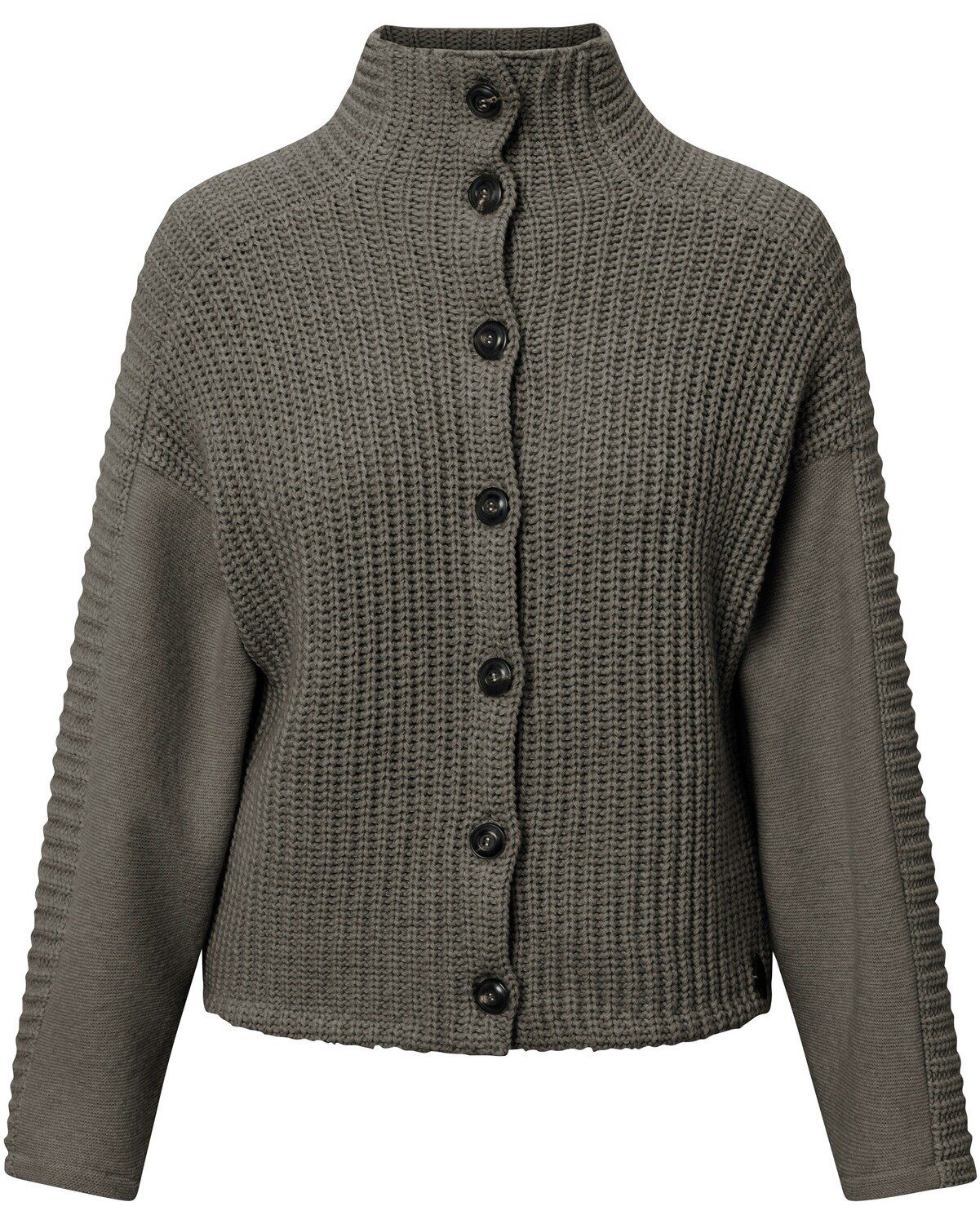 Stapf Caterina Grobstrick-Cardigan Anthrazit Strickjacke