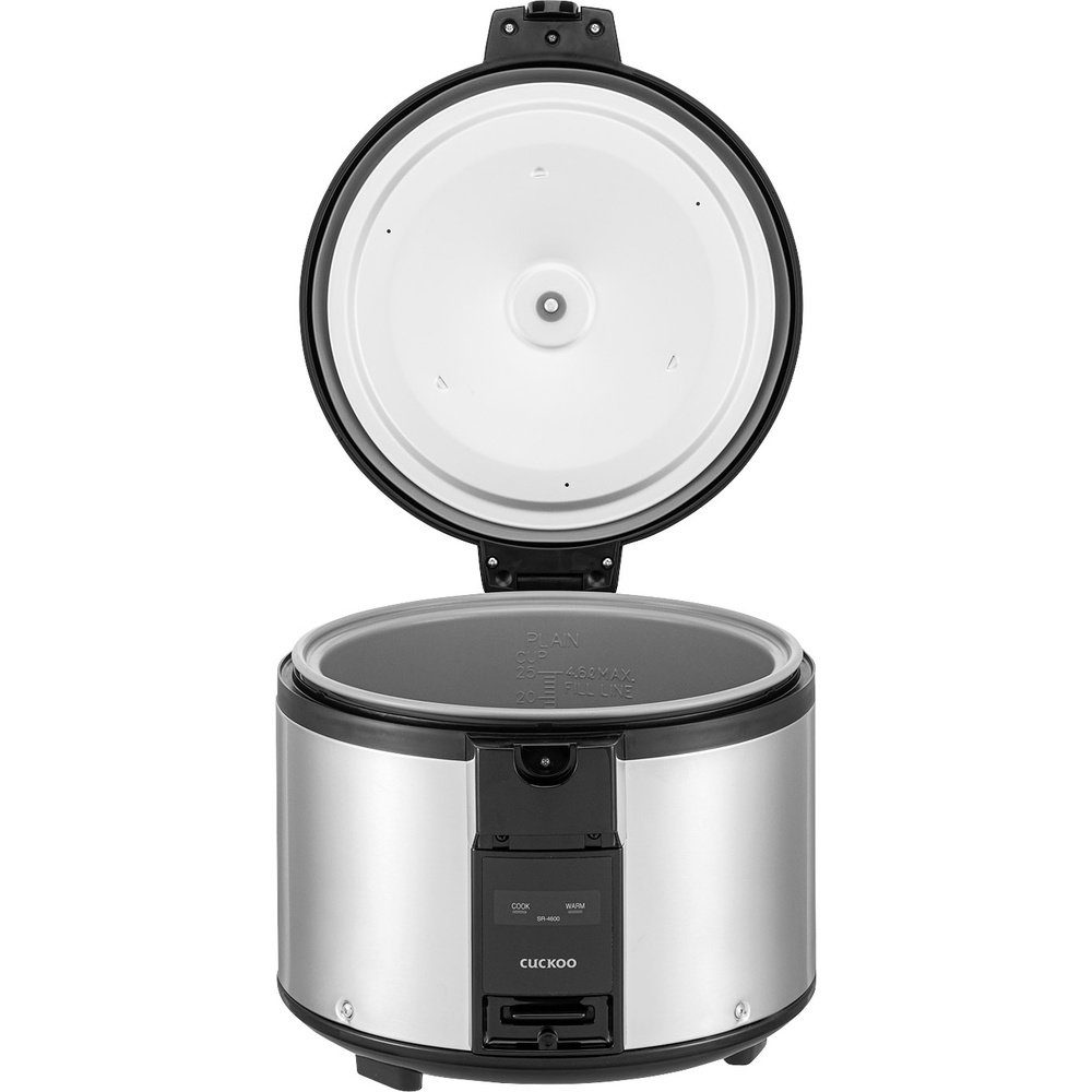 Cuckoo Reiskocher Cuckoo SR-4600 Gastro Reiskocher Edelstahl, Schwarz, 1360.00 W