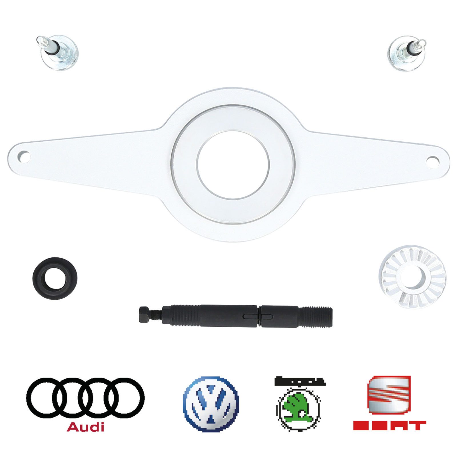 Thumbnail - Brilliant Tools Montagewerkzeug BRILLIANT TOOLS Schwingungsdämpfer-Werkzeug-Satz für VAG 1.8 2.0 ...
