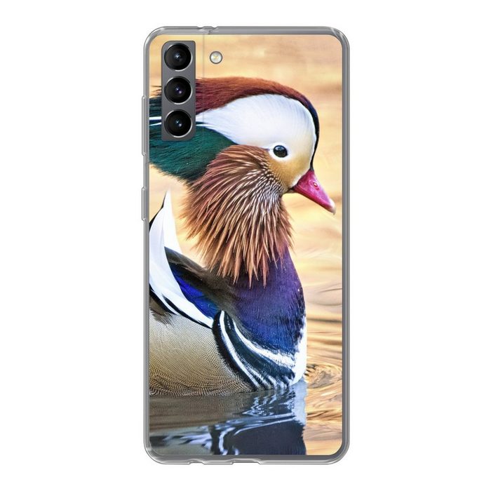 MuchoWow Handyhülle Ente - Wasser - Tier Phone Case Handyhülle Samsung Galaxy S21 Plus Silikon Schutzhülle