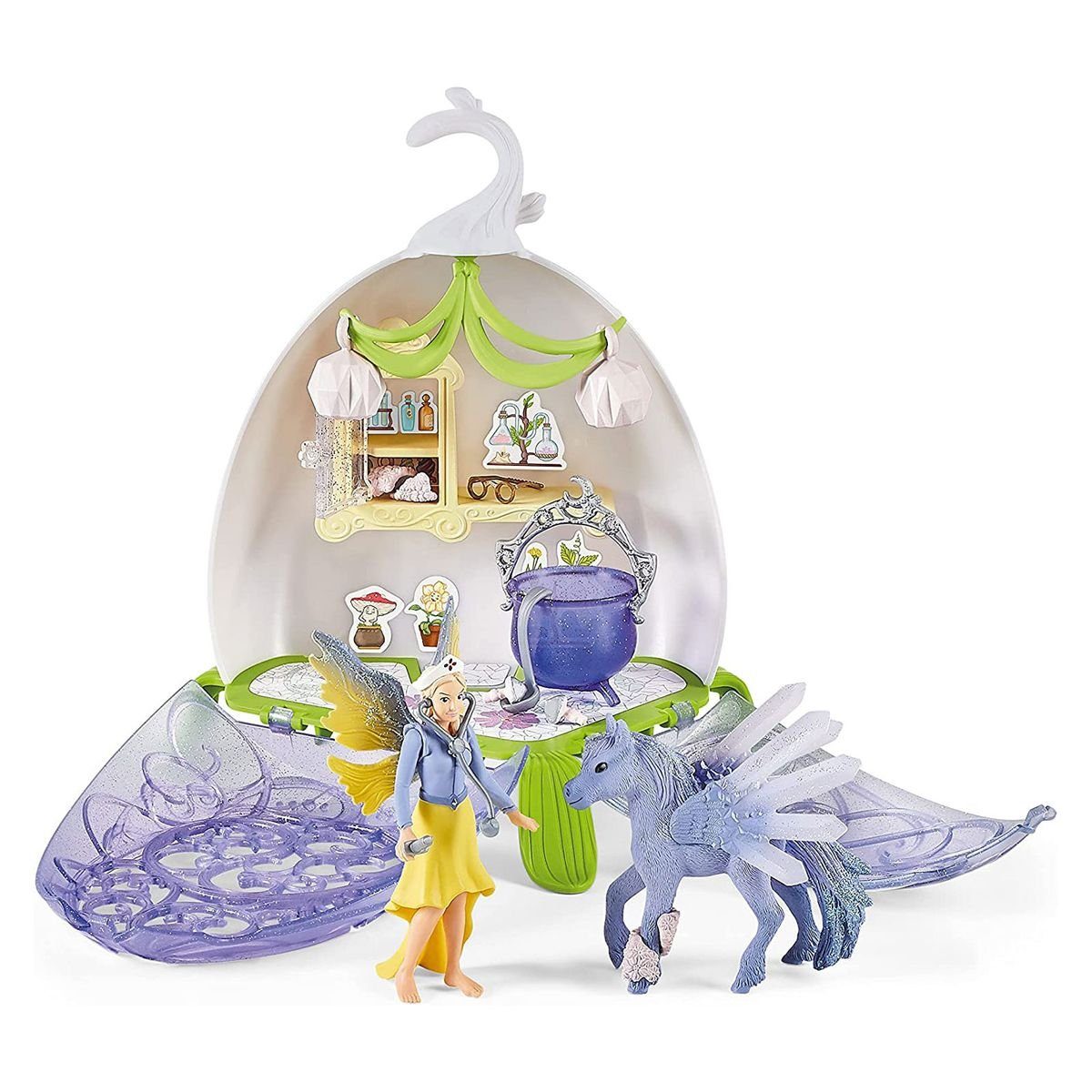 Schleich® Spielwelt Schleich 42523 - Bayala - Magische Tierarzt-Blüte, Spielset