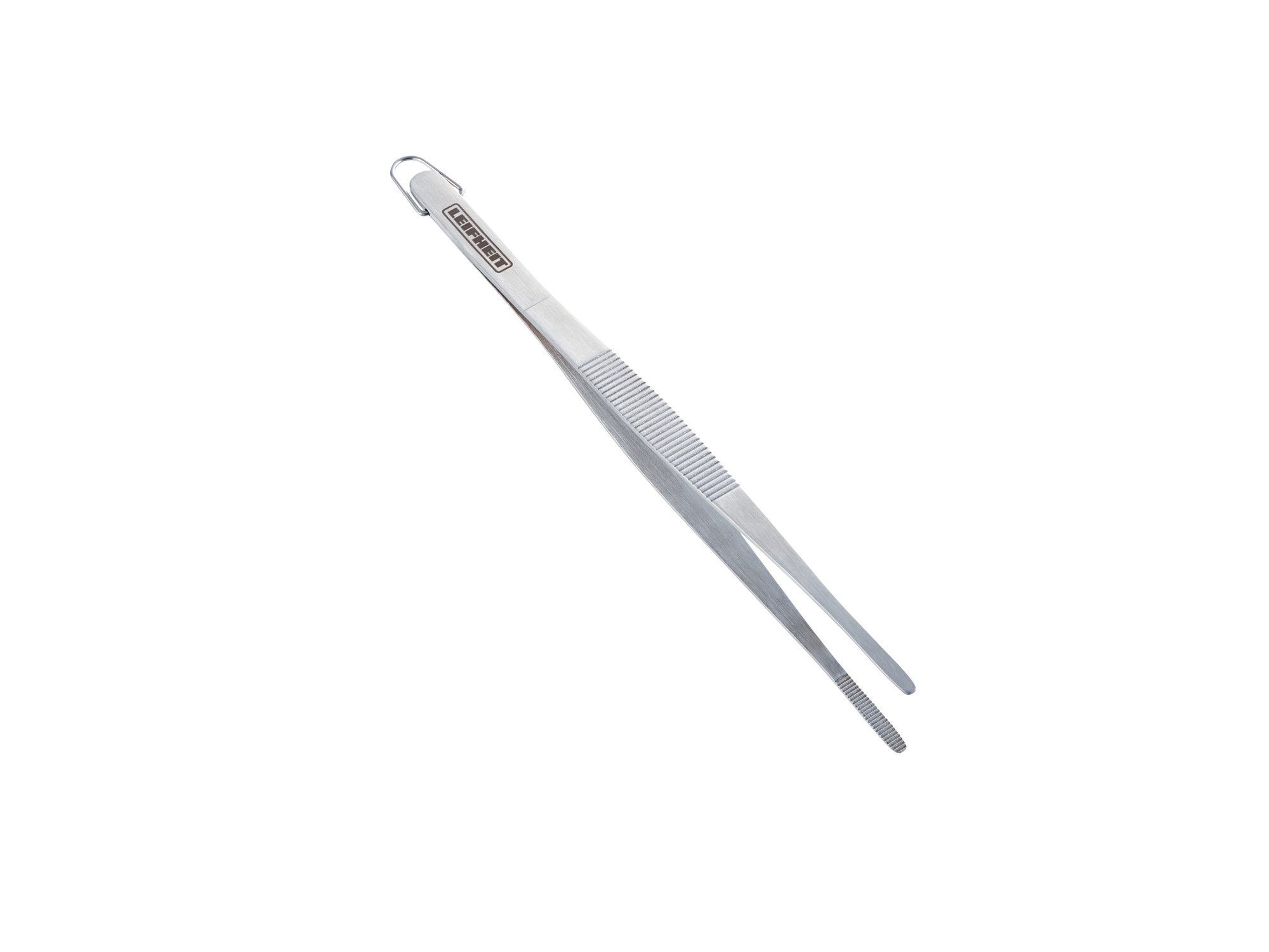 Leifheit Kochpinzette Küchenpinzette 20 cm, Edelstahl, Länge 20 cm, zum Wenden und Servieren, Aufhängeöse