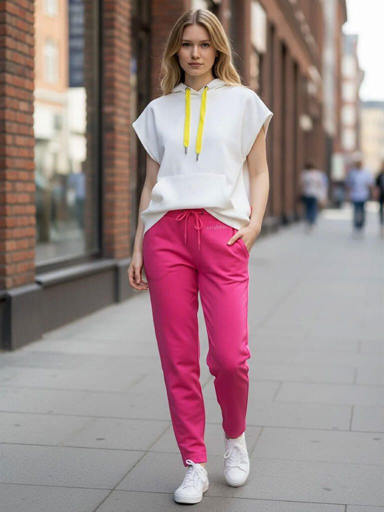 salzhaut Jogginghose Annerwärts Damen 7/8-Jogginghose Annerwärts mit Kordelzug Joggpants Freizeithose
