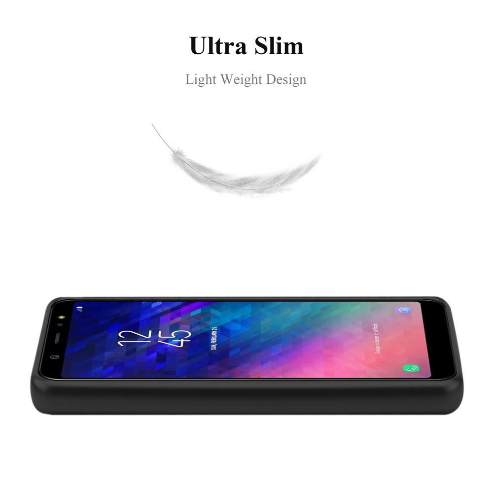 Cadorabo Handyhülle für Samsung Galaxy A6 2018 Hülle Samsung Galaxy A6 2018, Flexible TPU Silikon Handy Schutzhülle - Hülle - ultra slim