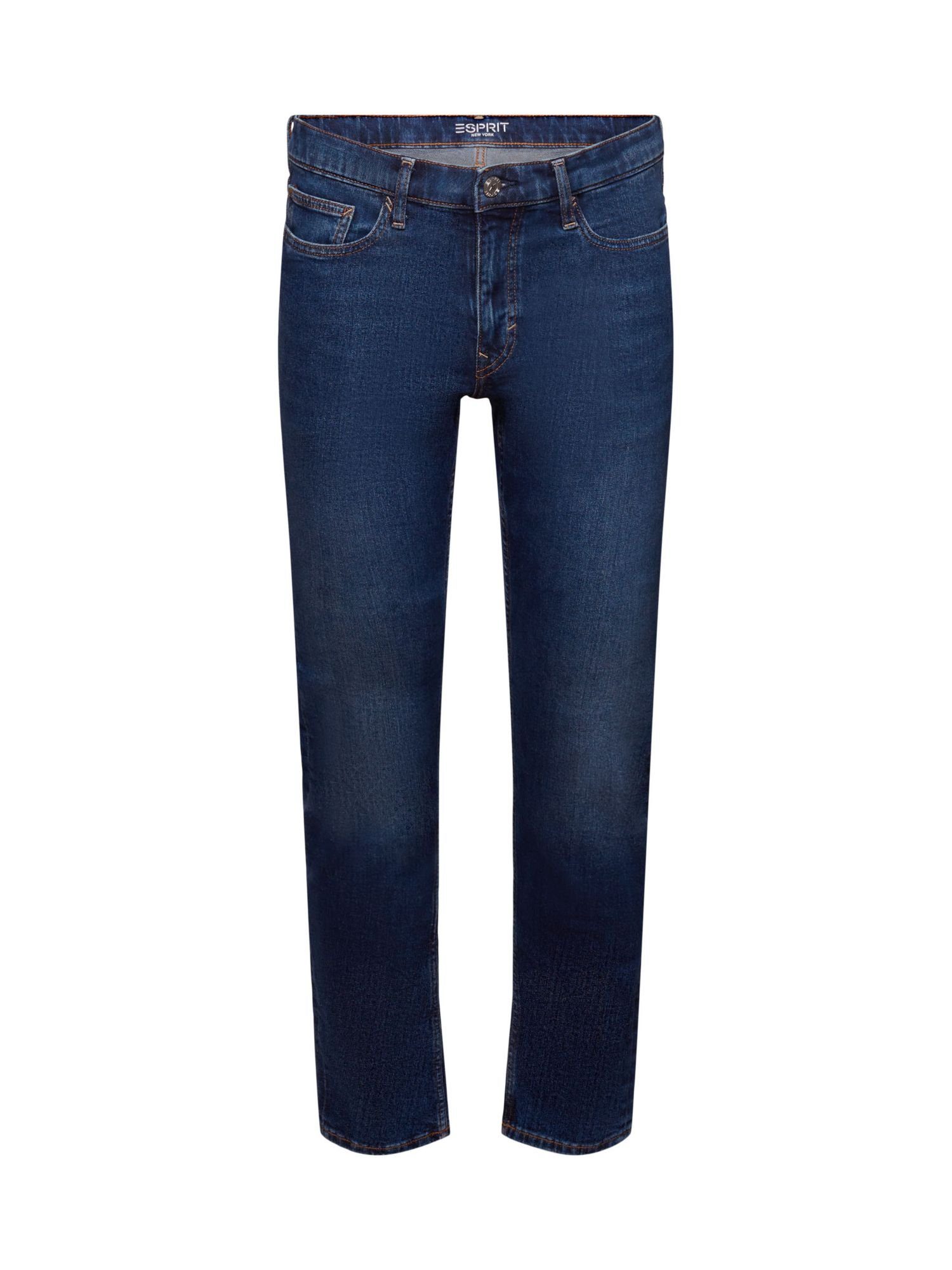 Esprit mit Straight-Jeans LIGHT Recycelt: BLUE Passform Jeans WASHED schmaler