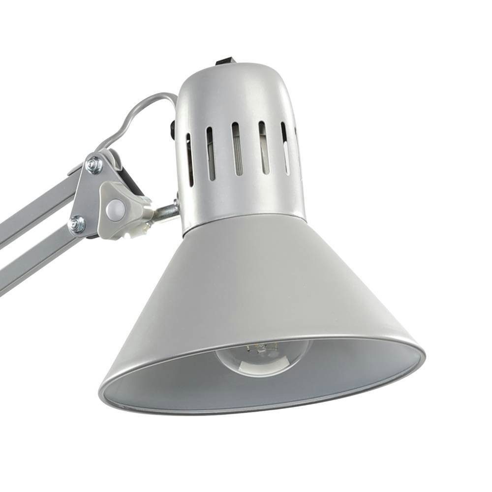 EGLO Tischleuchte FIRMO Klemmlampe, exkl. Leuchtmittel E27, mit Schraub-Klemme, Ein-/Ausschalter, ohne Leuchtmittel, Leuchtmittel wechselbar, Klemmleuchte, Lese – Bild 4 von 5