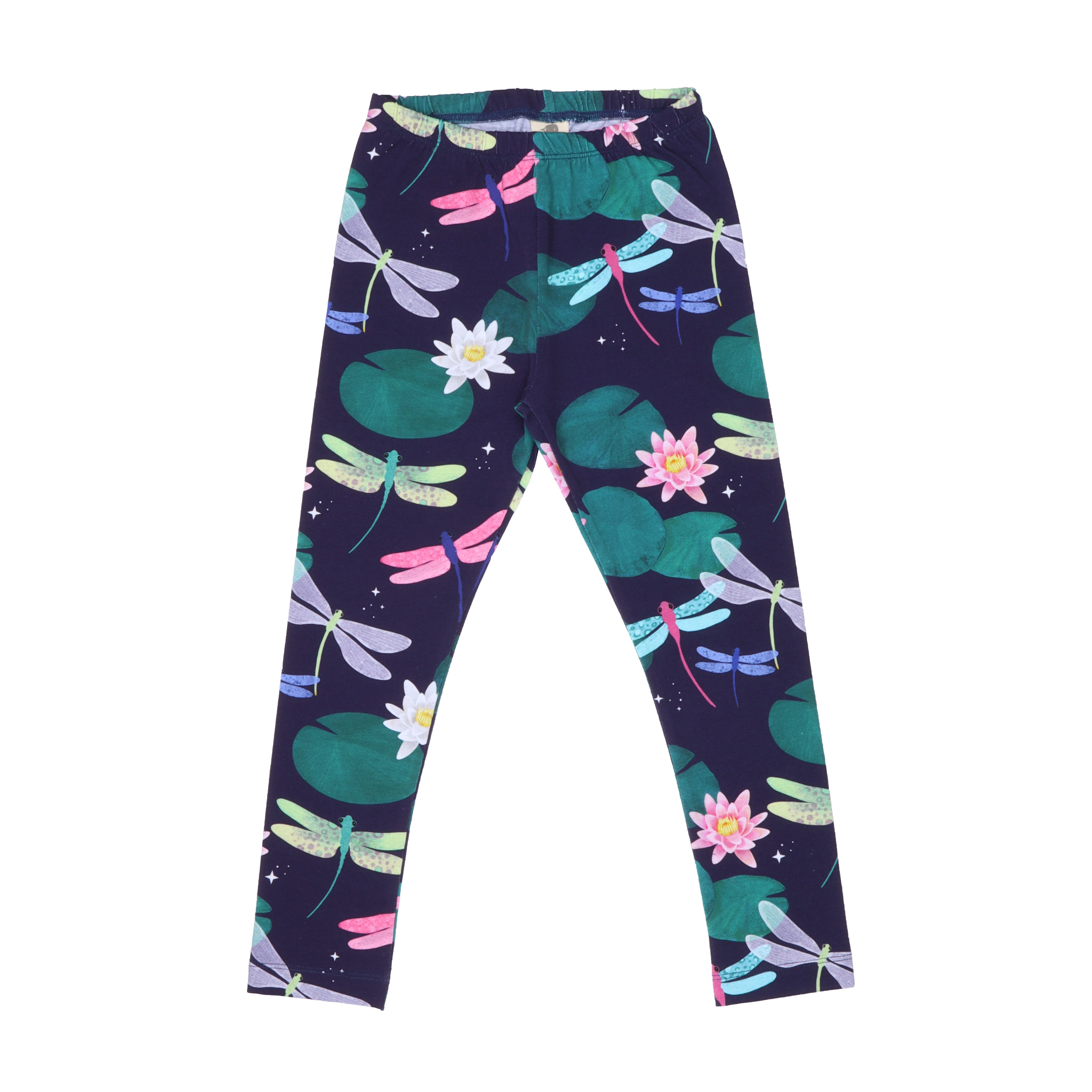 Walkiddy Leggings Walkiddy Colorful Dragonflies Kinder Bio Baumwolle GOTS Green Bio Baumwolle,GOTS, Kinderbekleidung,nachhaltige Klamotten,Leggings